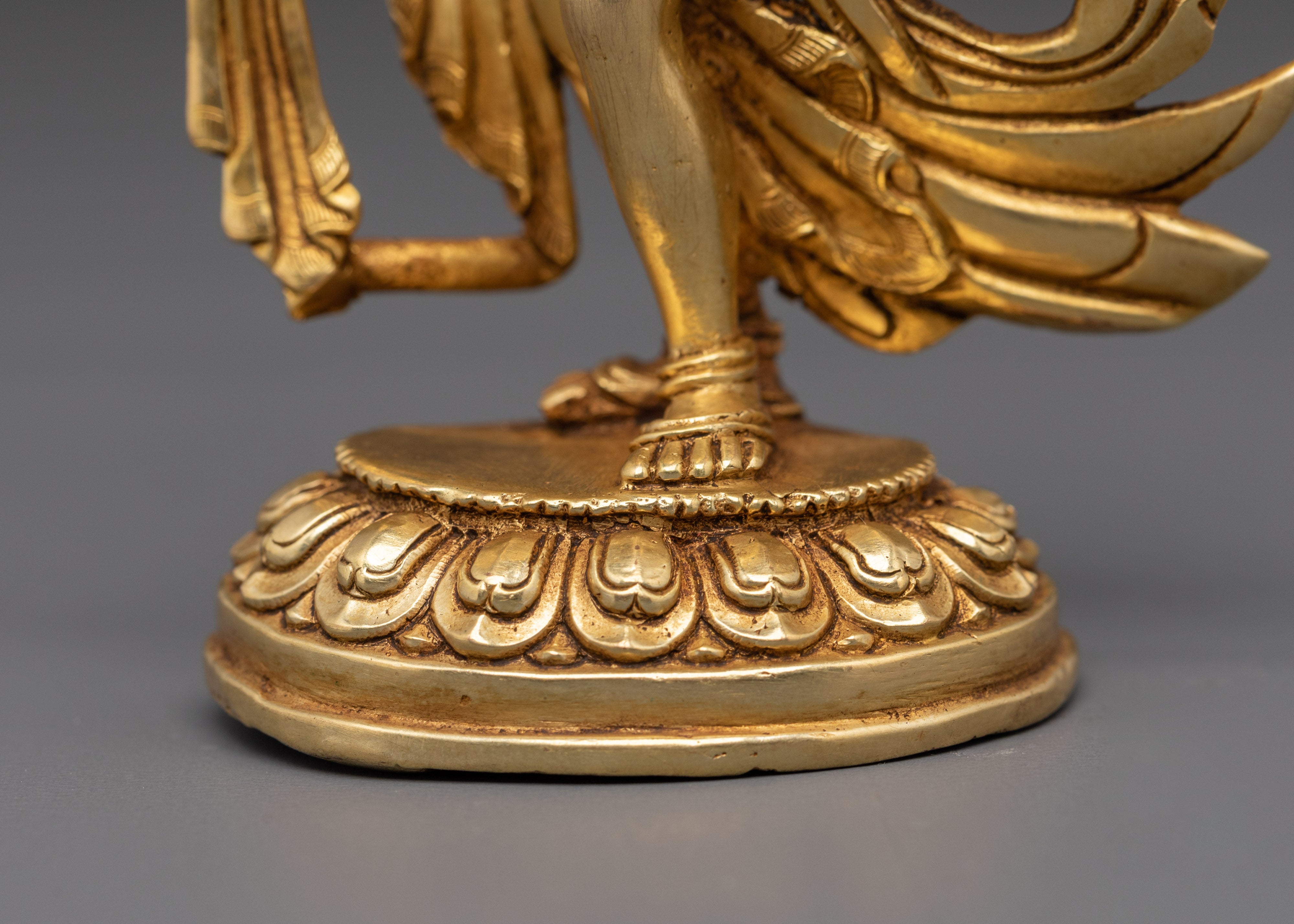 Sacred Standing White Tara Sculpture | Dance of Compassion