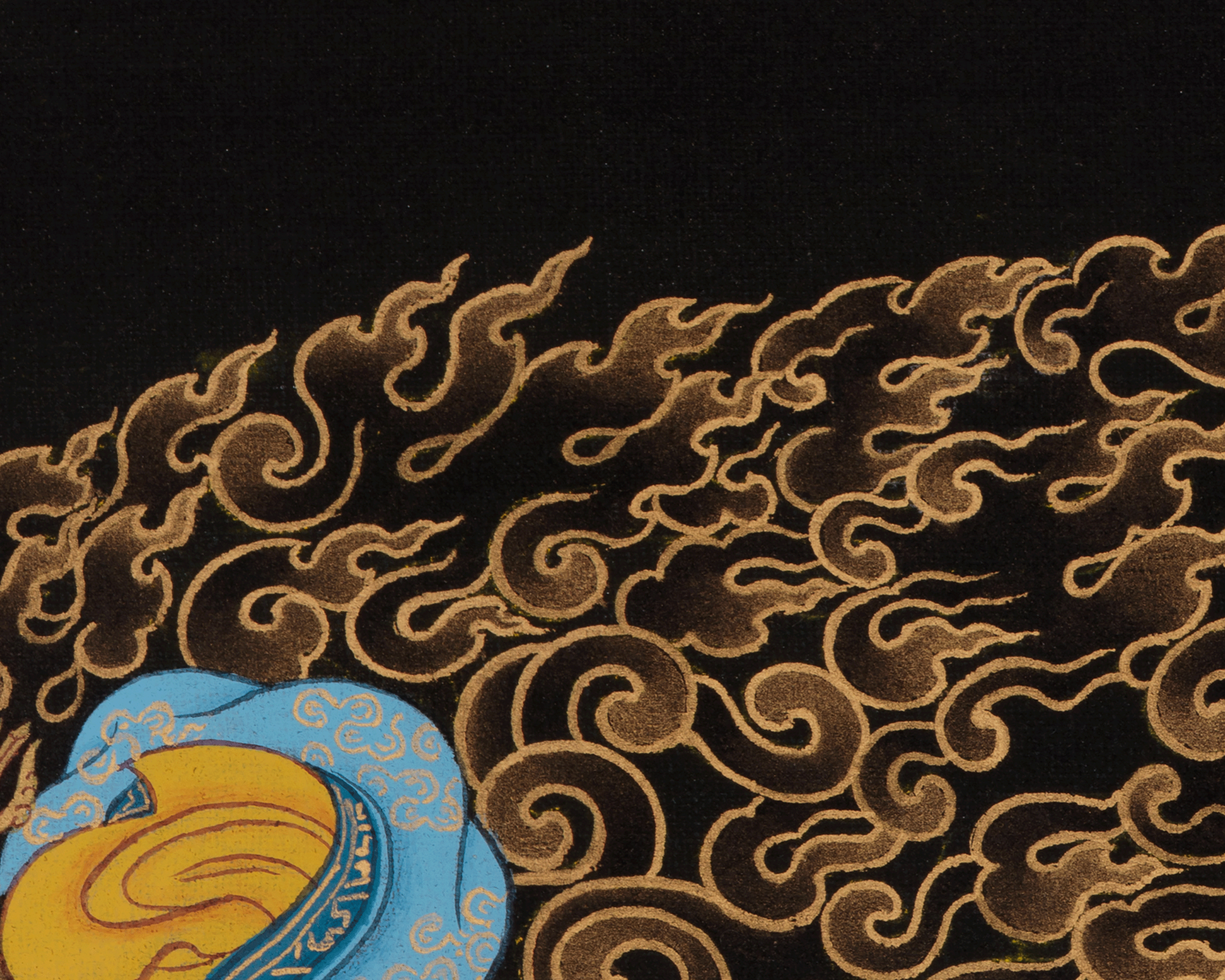 Tibetan Dorje Drollo Thangka | Wrathful Form of Guru Rinpoche | Vajrayana Deity