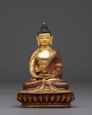 Peaceful Statue of Amitabha Buddha 