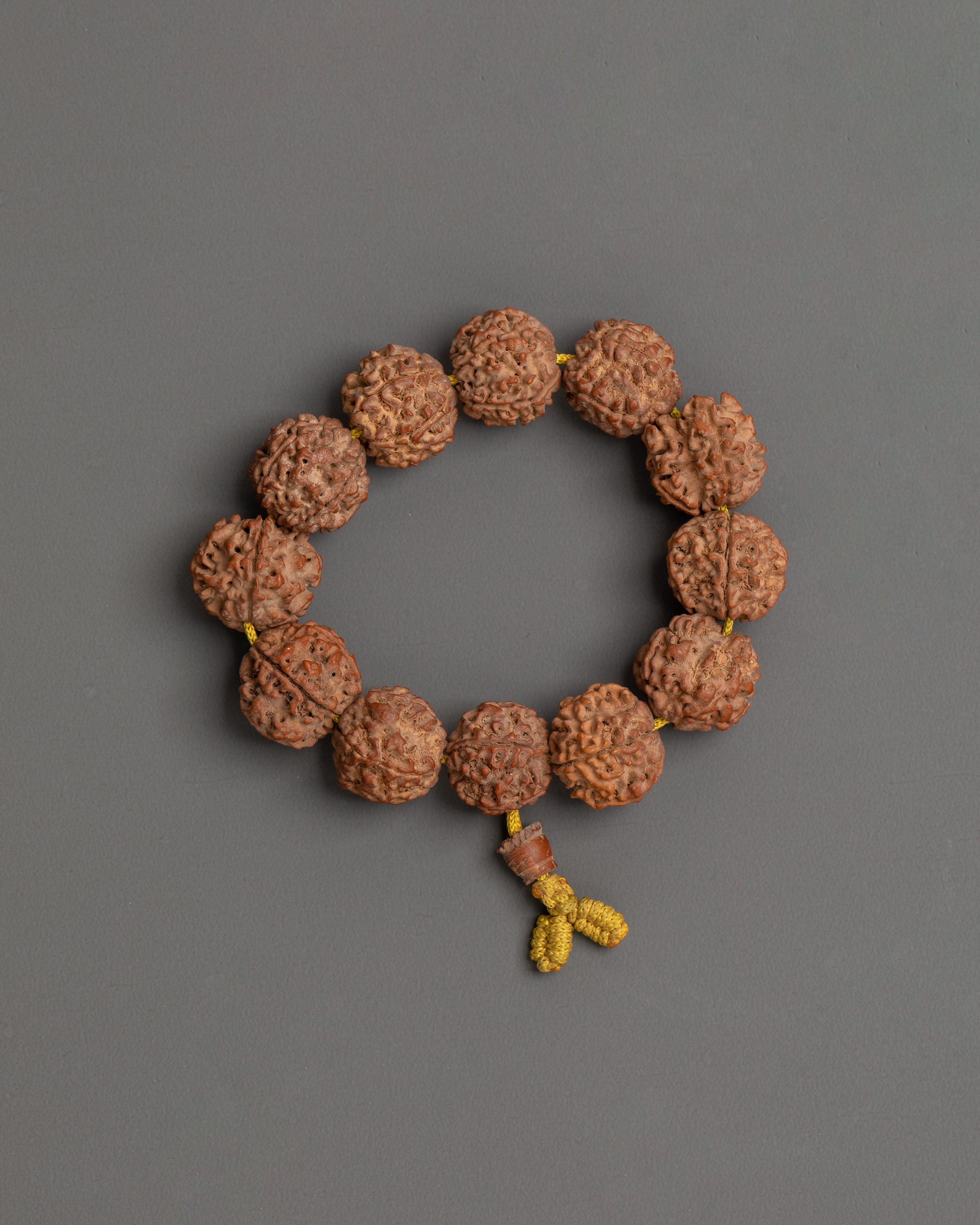 Rudraksha Wrist Mala Bracelet | Buddhist Prayer Beads