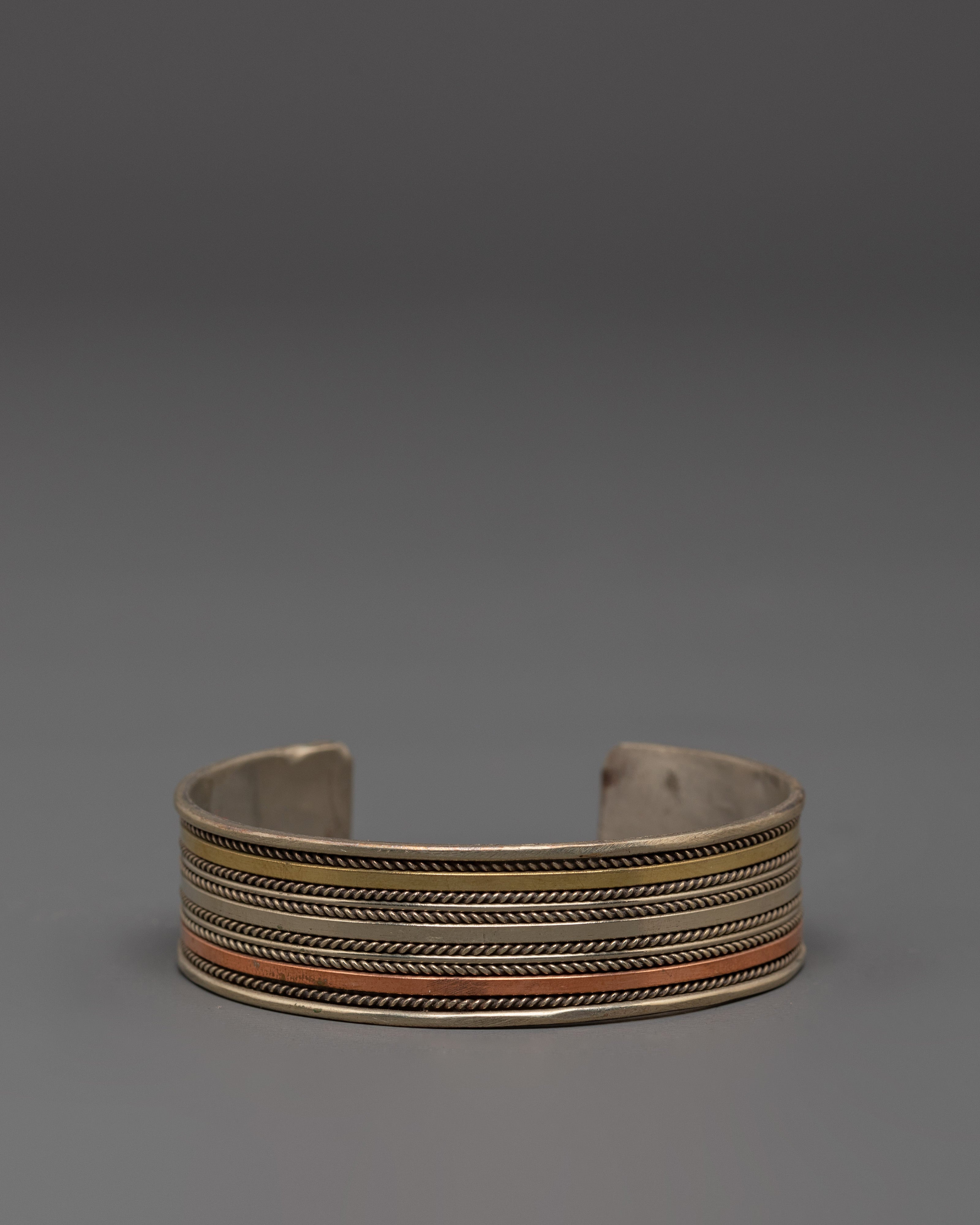 Traditional Himalayan Bracelet | Copper Brass Metal Jewelry