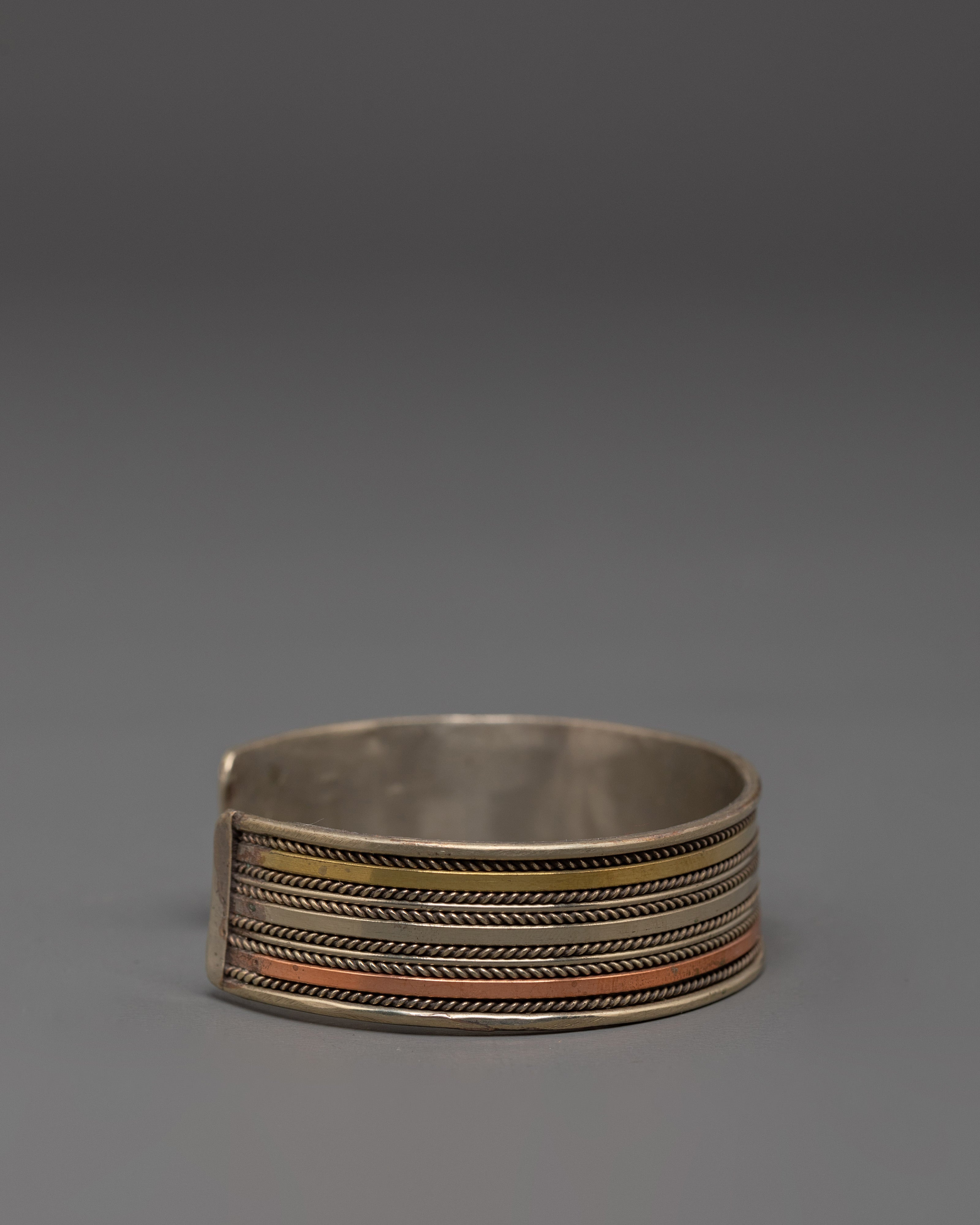 Traditional Himalayan Bracelet | Copper Brass Metal Jewelry
