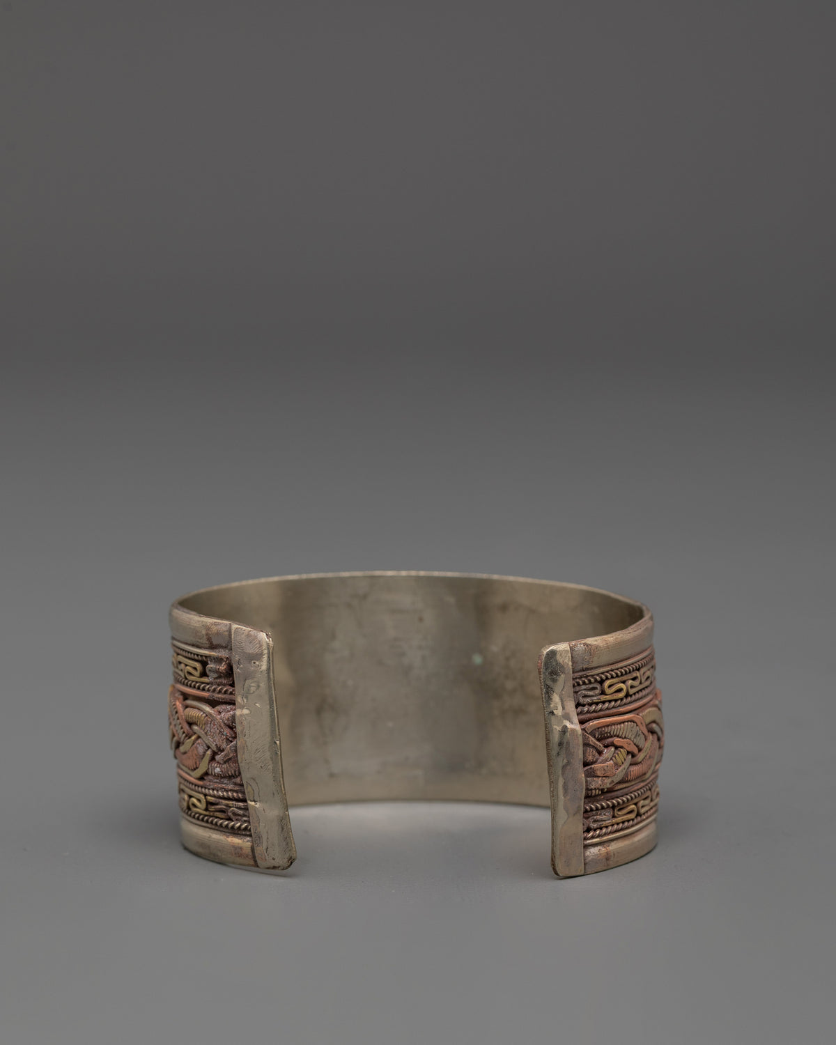 Traditional Himalayan Cuff Bracelet | Copper Brass Metal Jewelry