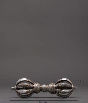 Traditional Handmade Vajra | Iron Body Ritual Tool for Spiritual Strength & Protection