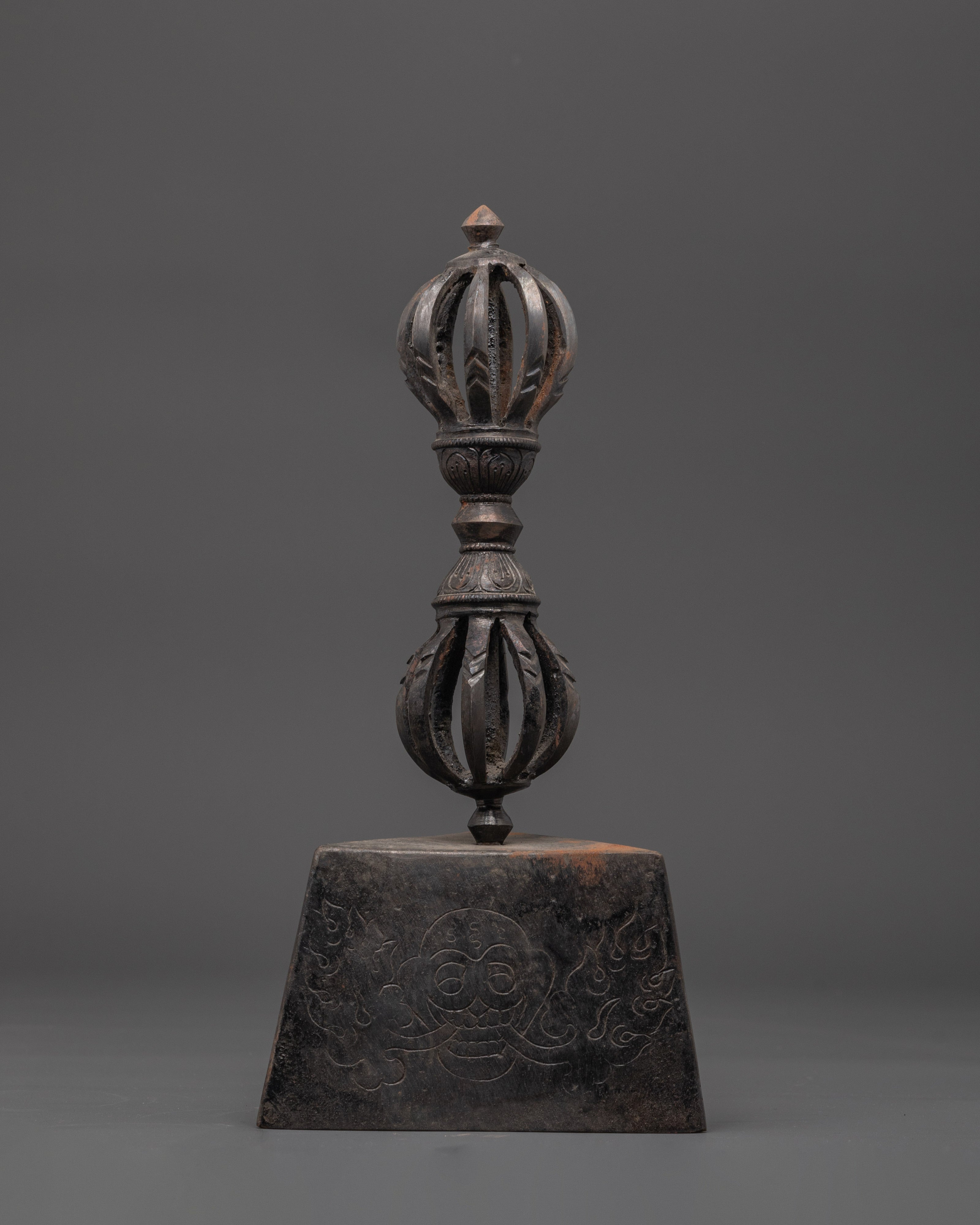 Handcrafted Buddhist Vajra with Stand