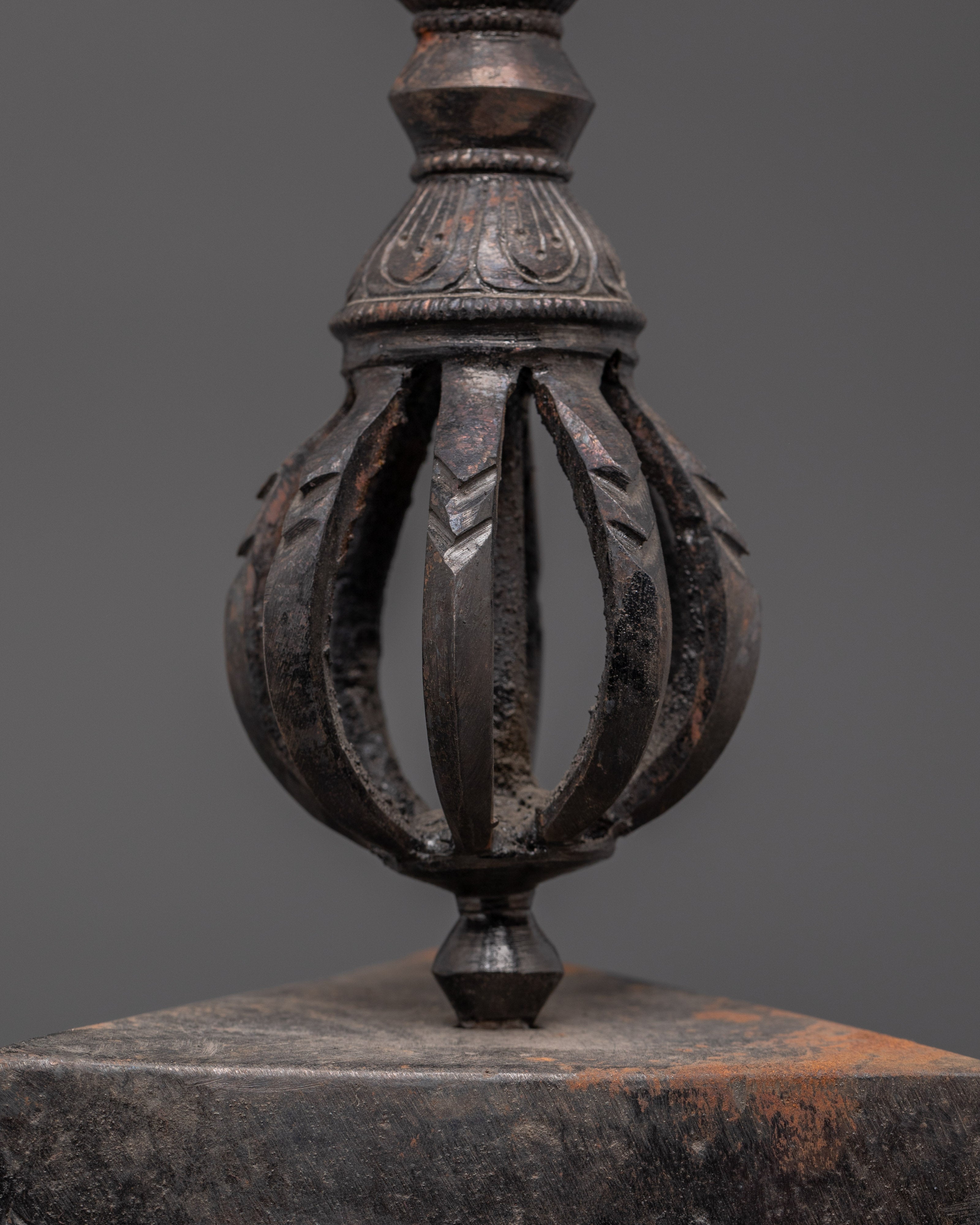 Handcrafted Buddhist Vajra with Stand