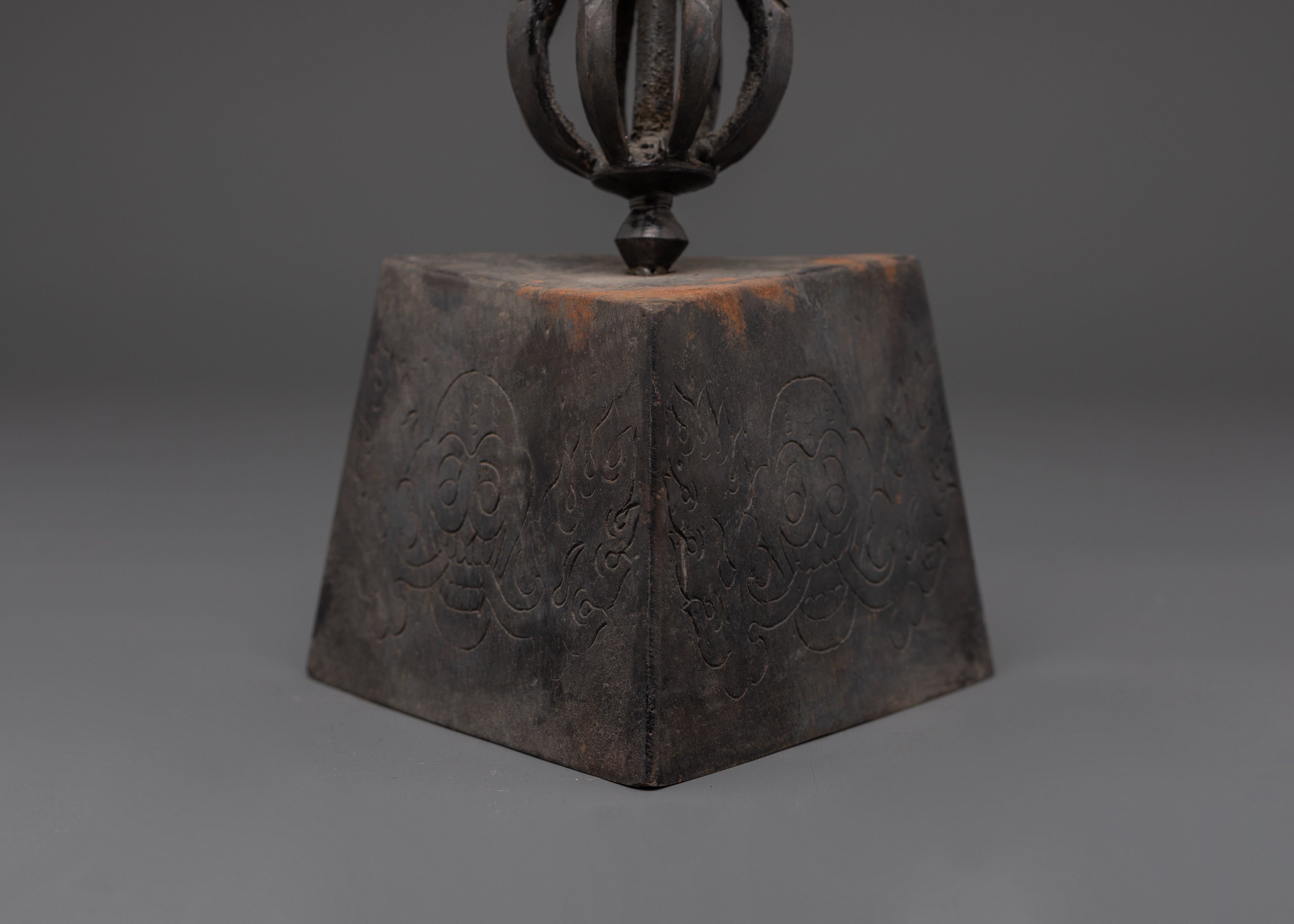 Handcrafted Buddhist Vajra with Stand