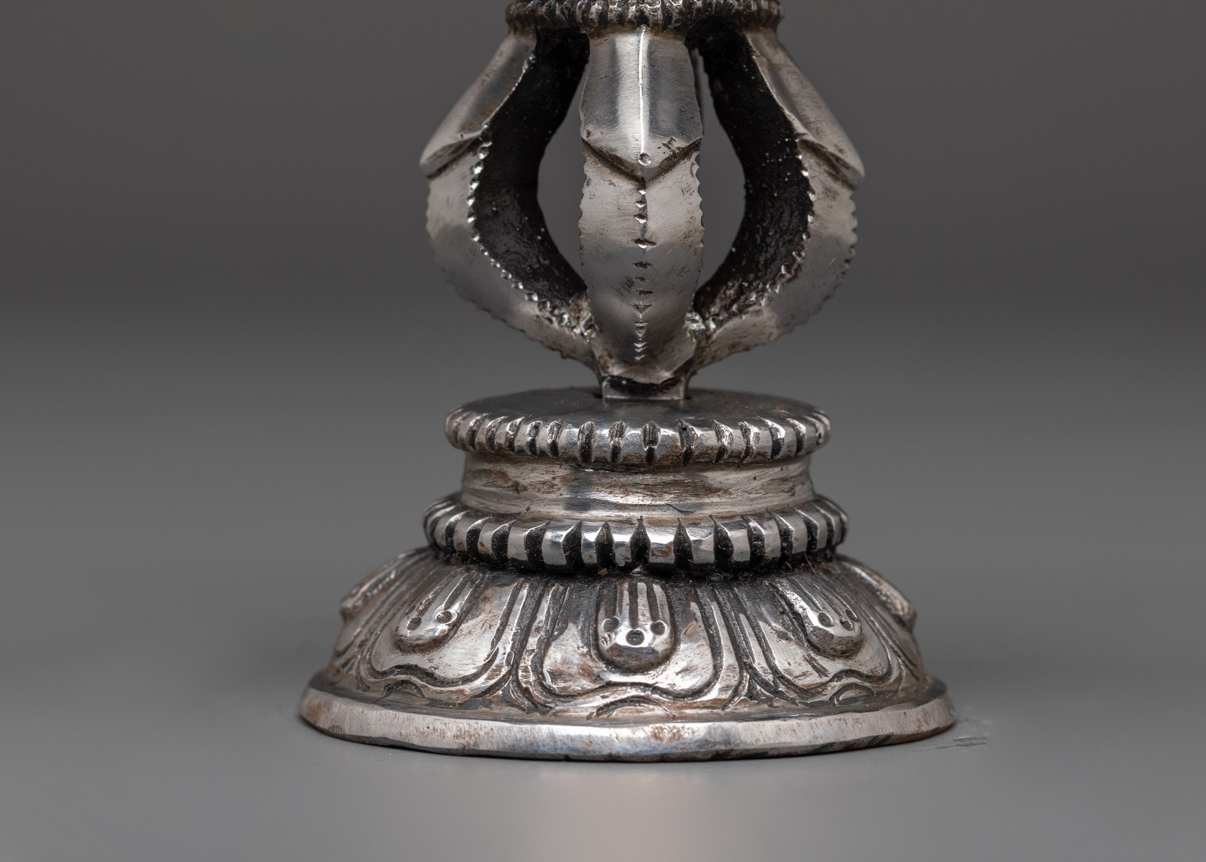 Handcrafted Iron Bishwo Vajra | Altar Decor & Spiritual Meditation