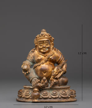Tibetan Wealth God Dzambhala Sculpture | Buddha of Abundance
