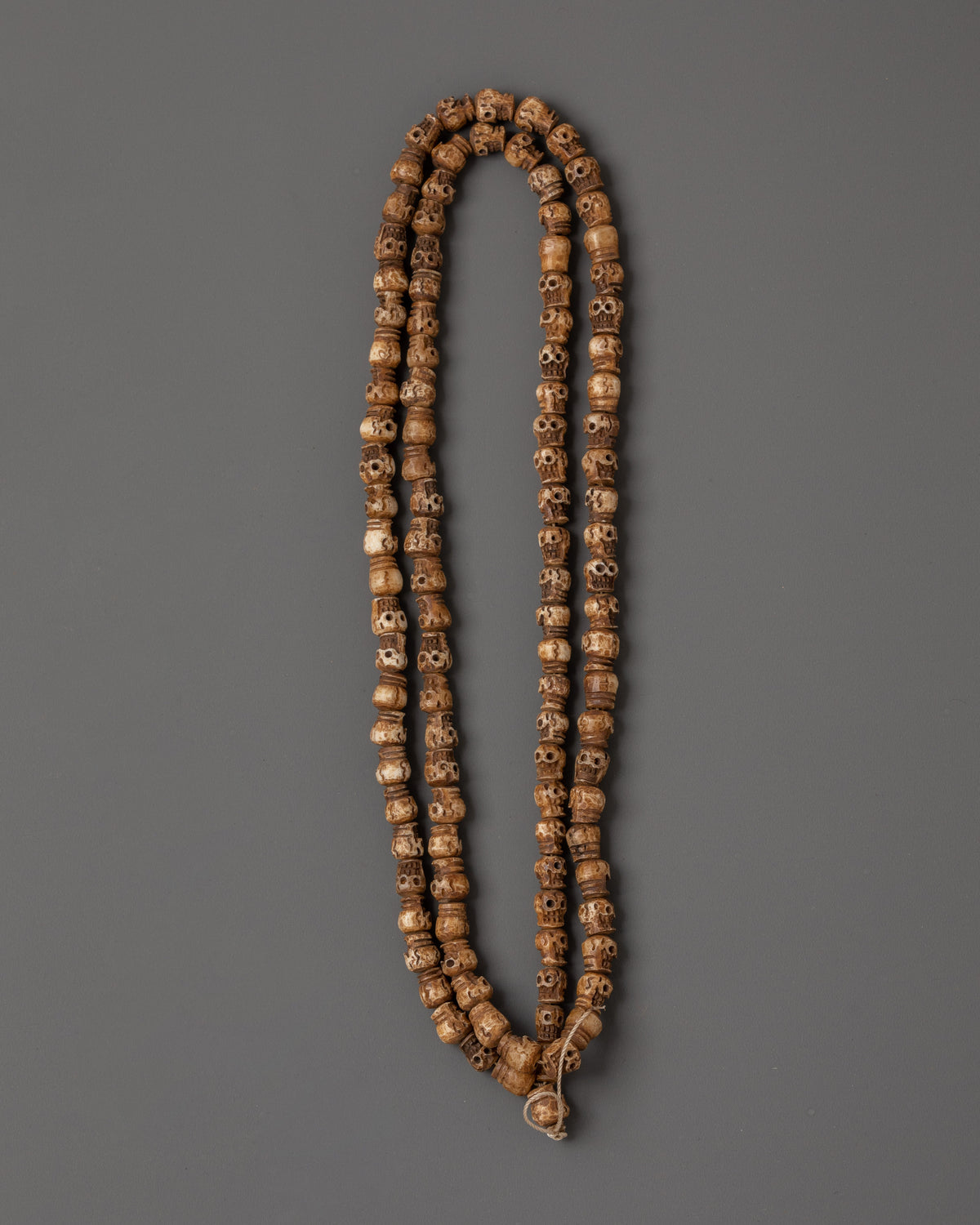 Sacred Ethically Sourced Buffalo Bone Prayer Mala | Buddhist Mala for Spiritual Practice