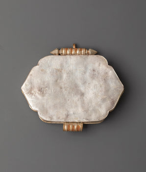 Sacred Buddhist Amulet Box Locket | Tibetan Ghau Prayer Box Pendant