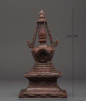 Meditation Stupa Decor | Tibetan Buddhist Shrine