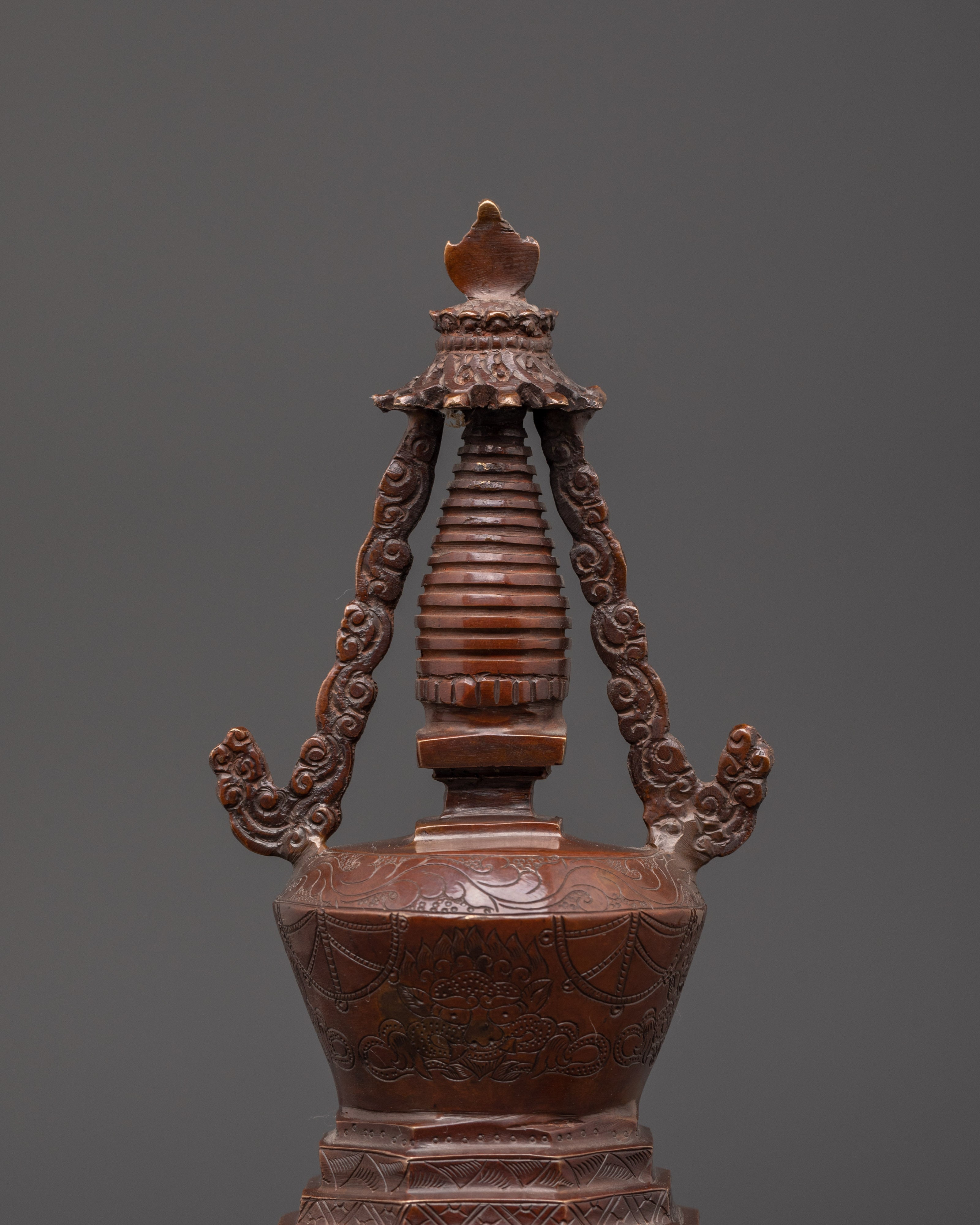 Meditation Stupa Decor | Tibetan Buddhist Shrine