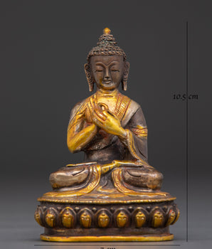 Copper Vairocana Statue | Symbol of Enlightenment and Wisdom