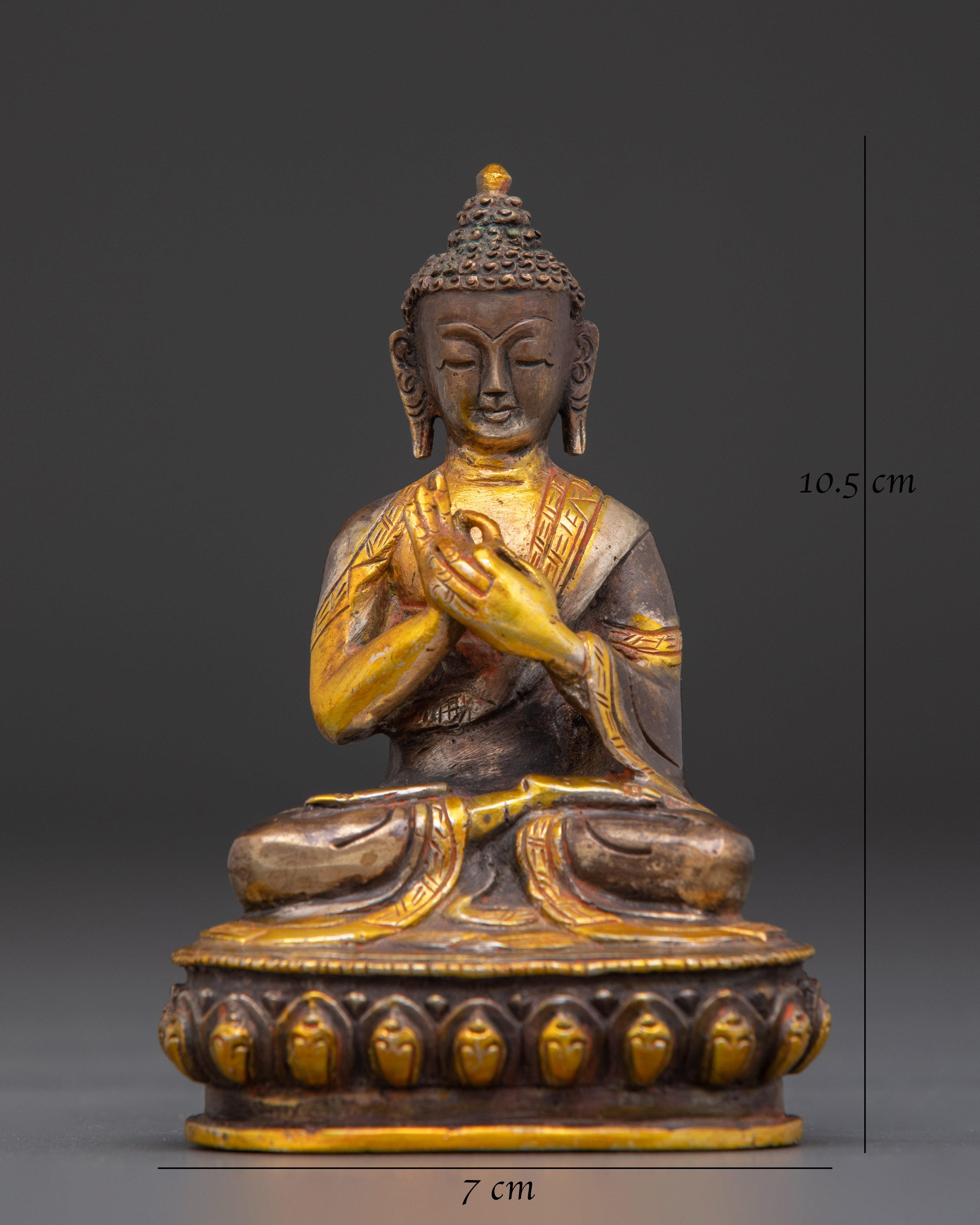 Copper Vairocana Statue | Symbol of Enlightenment and Wisdom