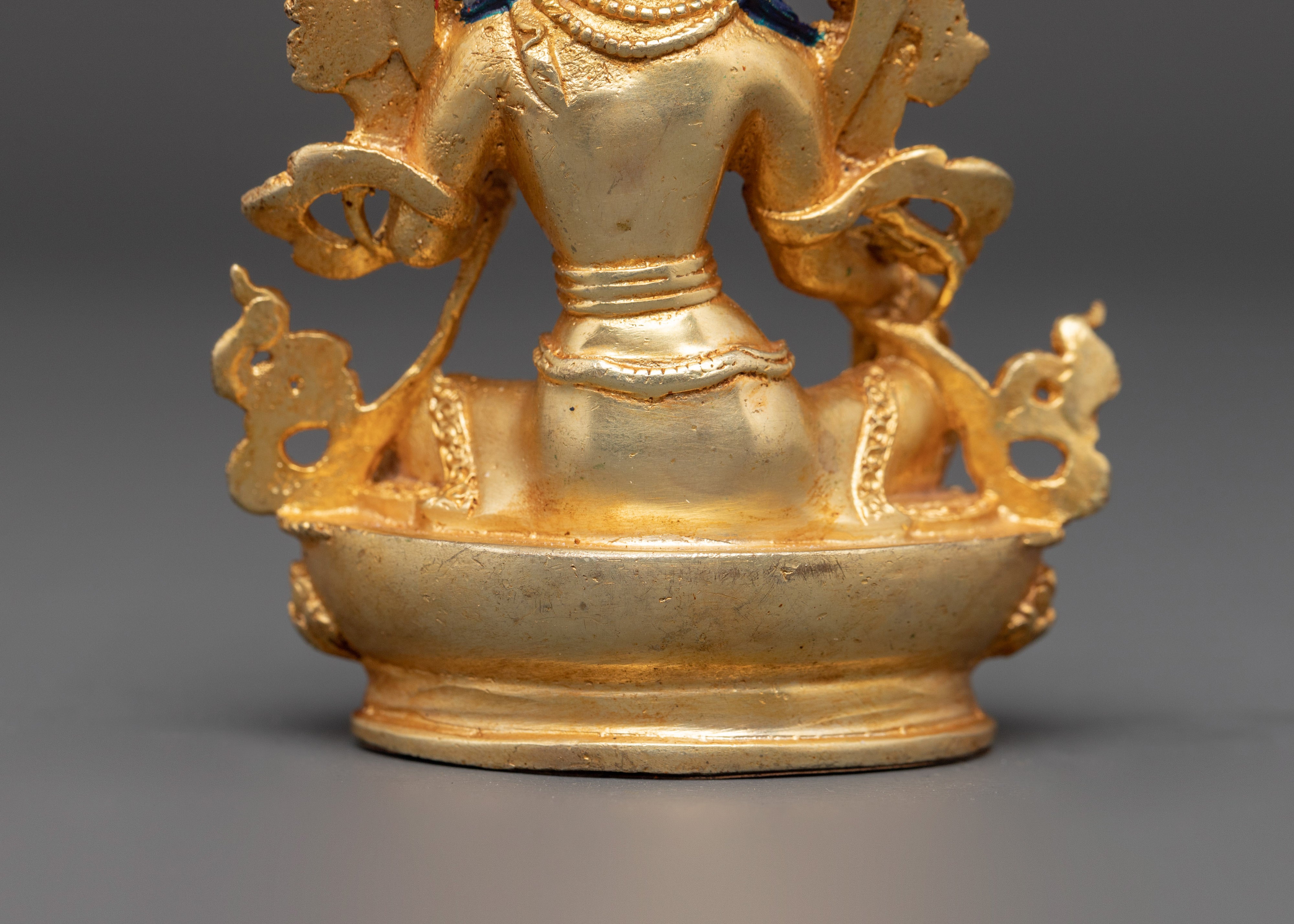 Tibetan Green Tara Bodhisattva Statue | Buddha of Compassion and Healing