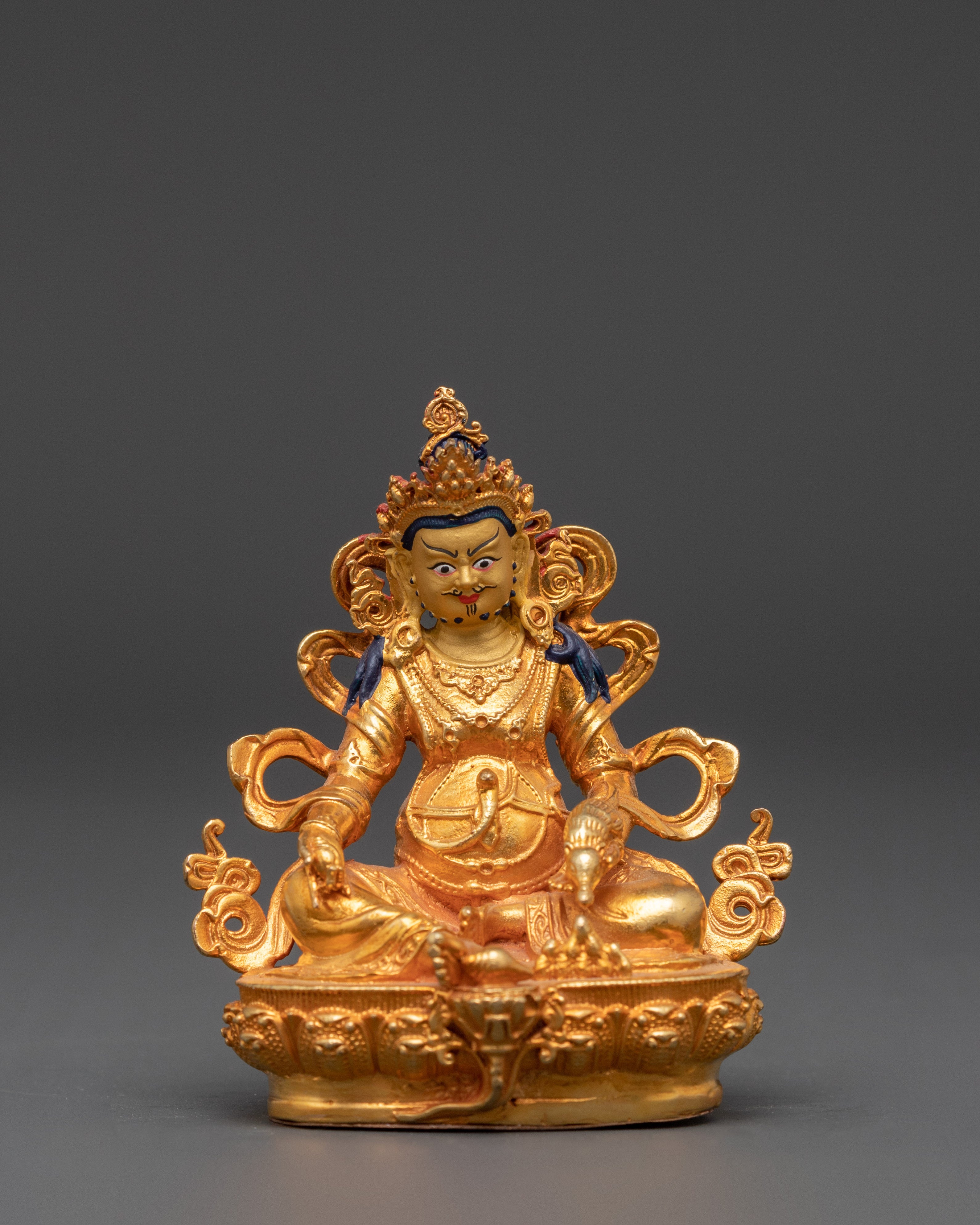 Spiritual Deity Dzambhala Sculpture | Wealth and Prosperity