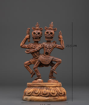 Traditional Wooden Sculpture of Chitipati | Protectors of The Dharma