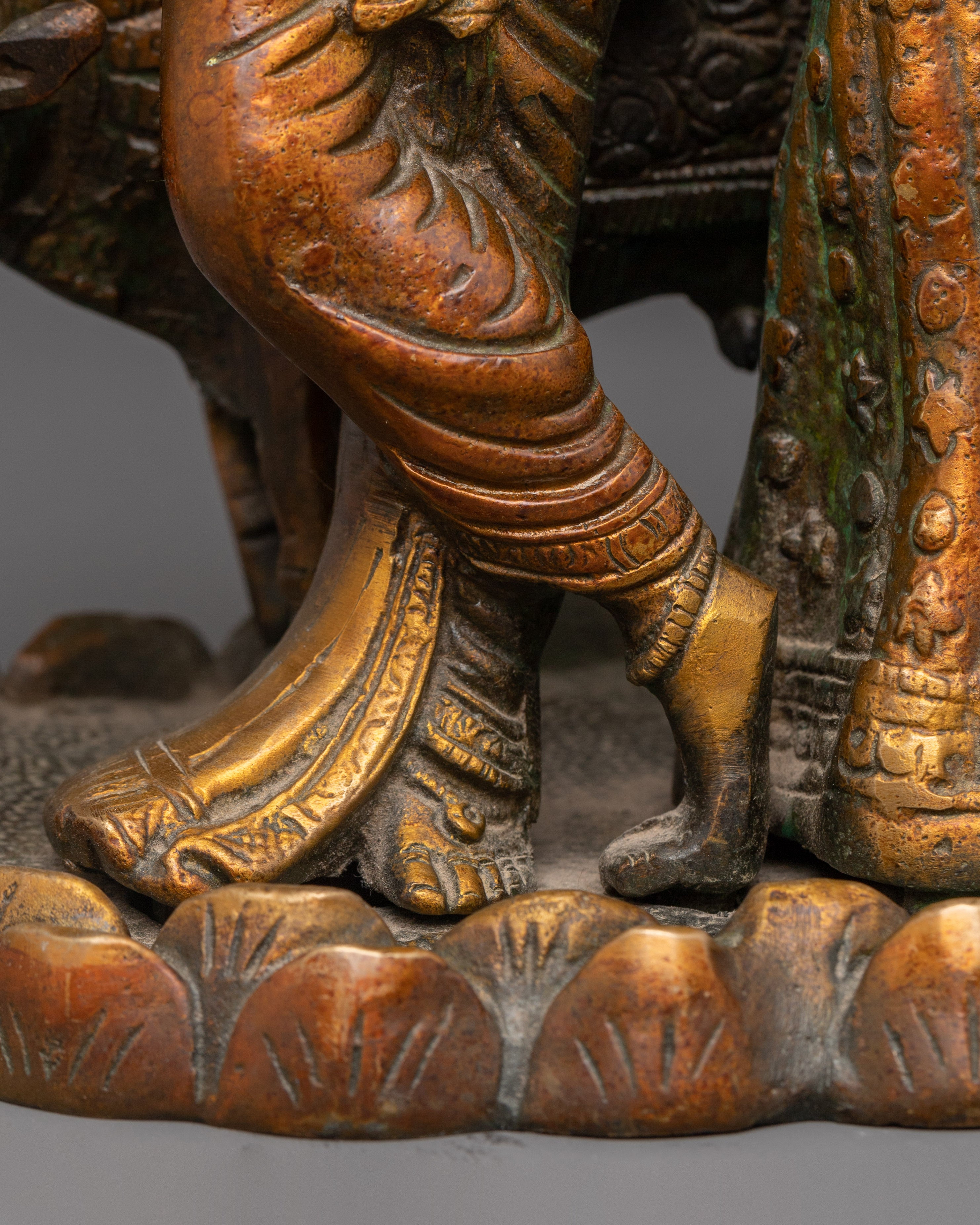 Statue of Radha and Krishna | Brass Radha Krishna Hindu Art