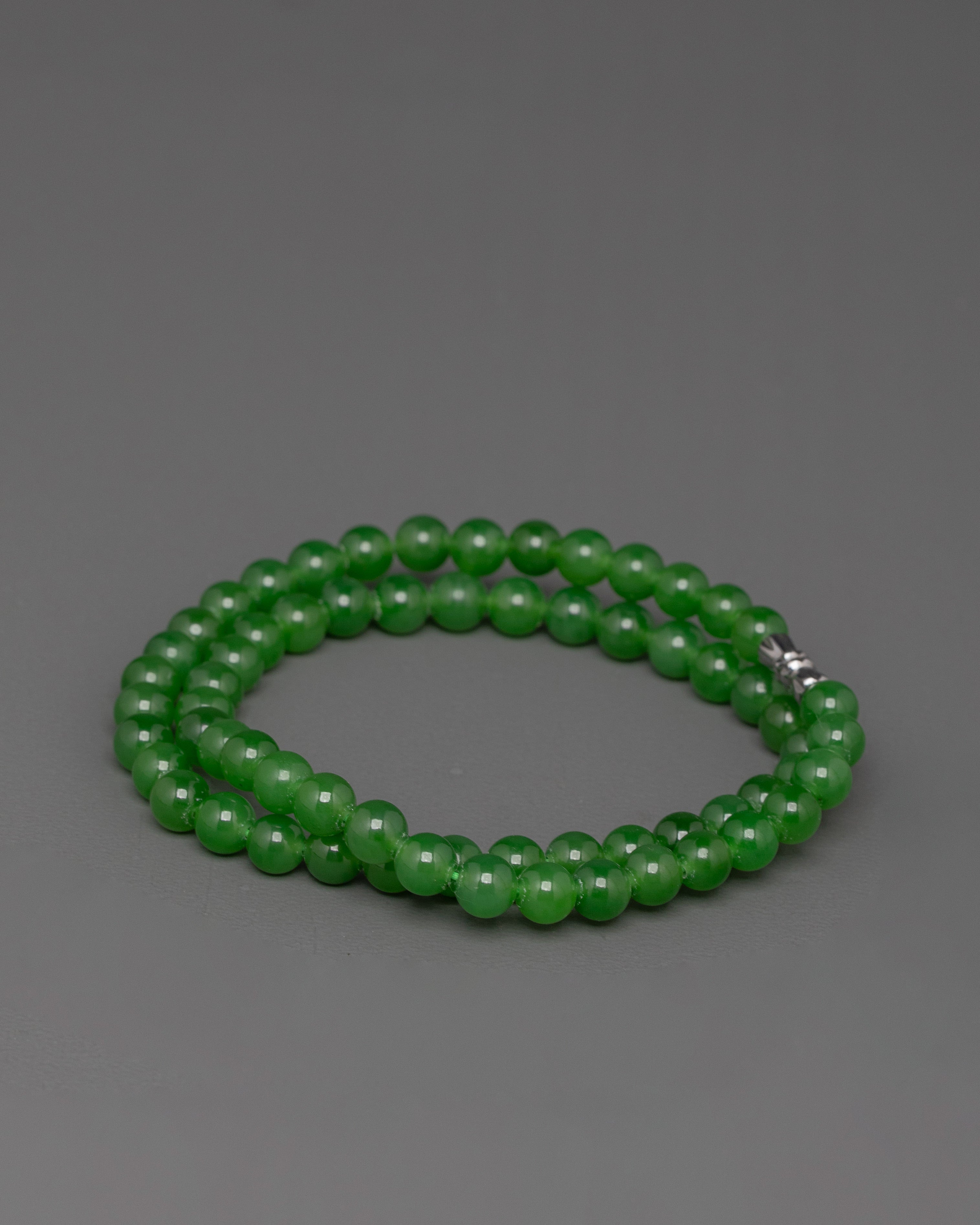 Green Jasper Mala Beads | Handmade Buddhist Meaningful Gift