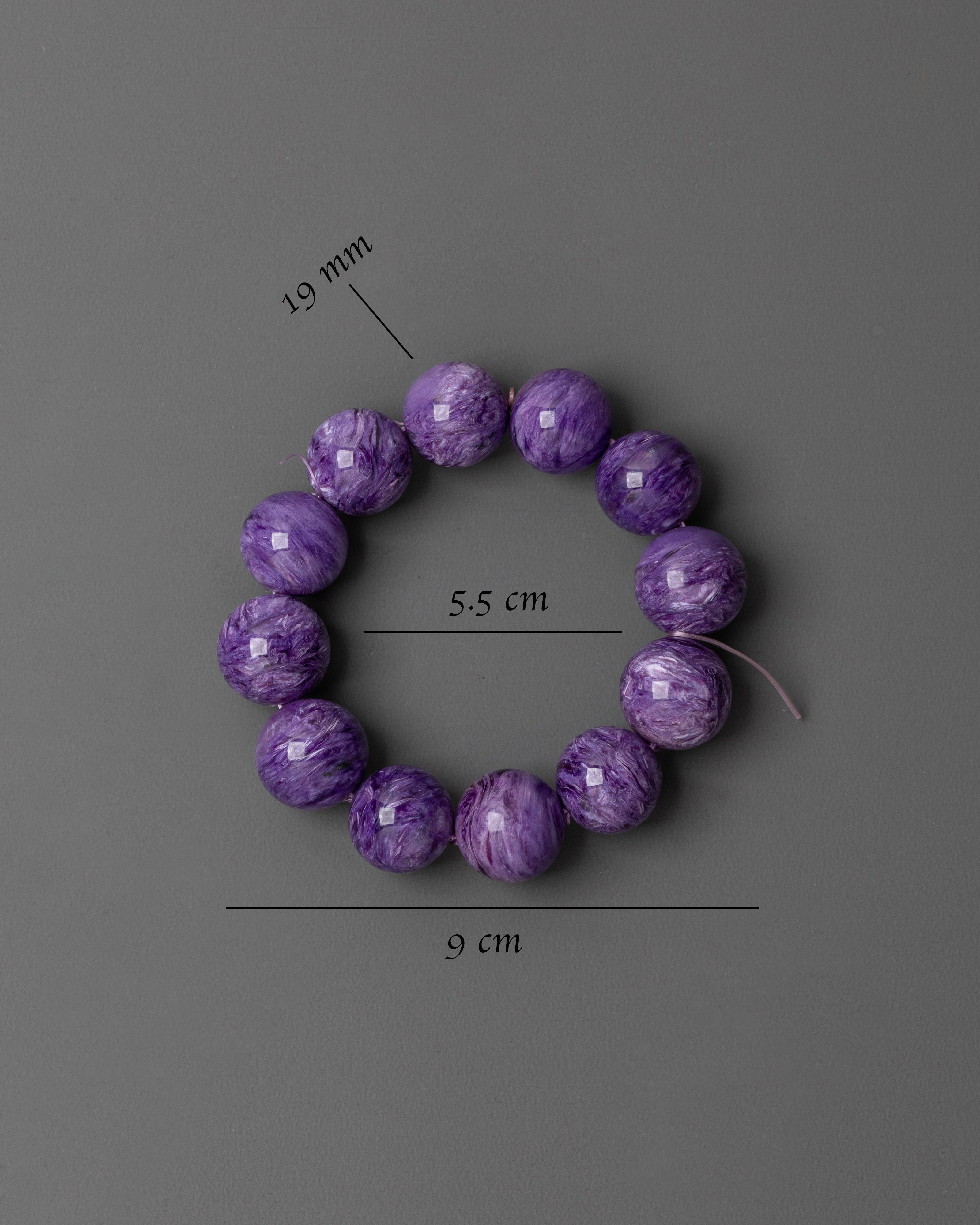 Charoite Bracelet | Natural Stone Bracelet