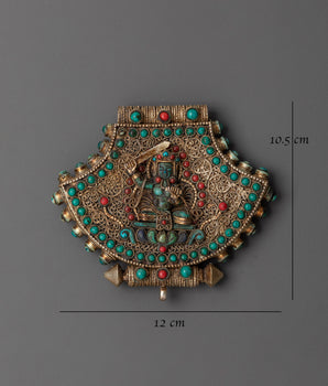 Sacred Ghau Box Locket for Accessory | Handmade Manjushri Amulet