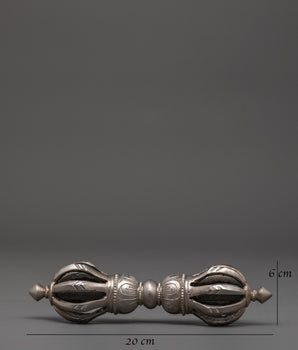Handmade Iron Vajra for Buddhist Ritual | Sacred Vajra Tool for Meditation