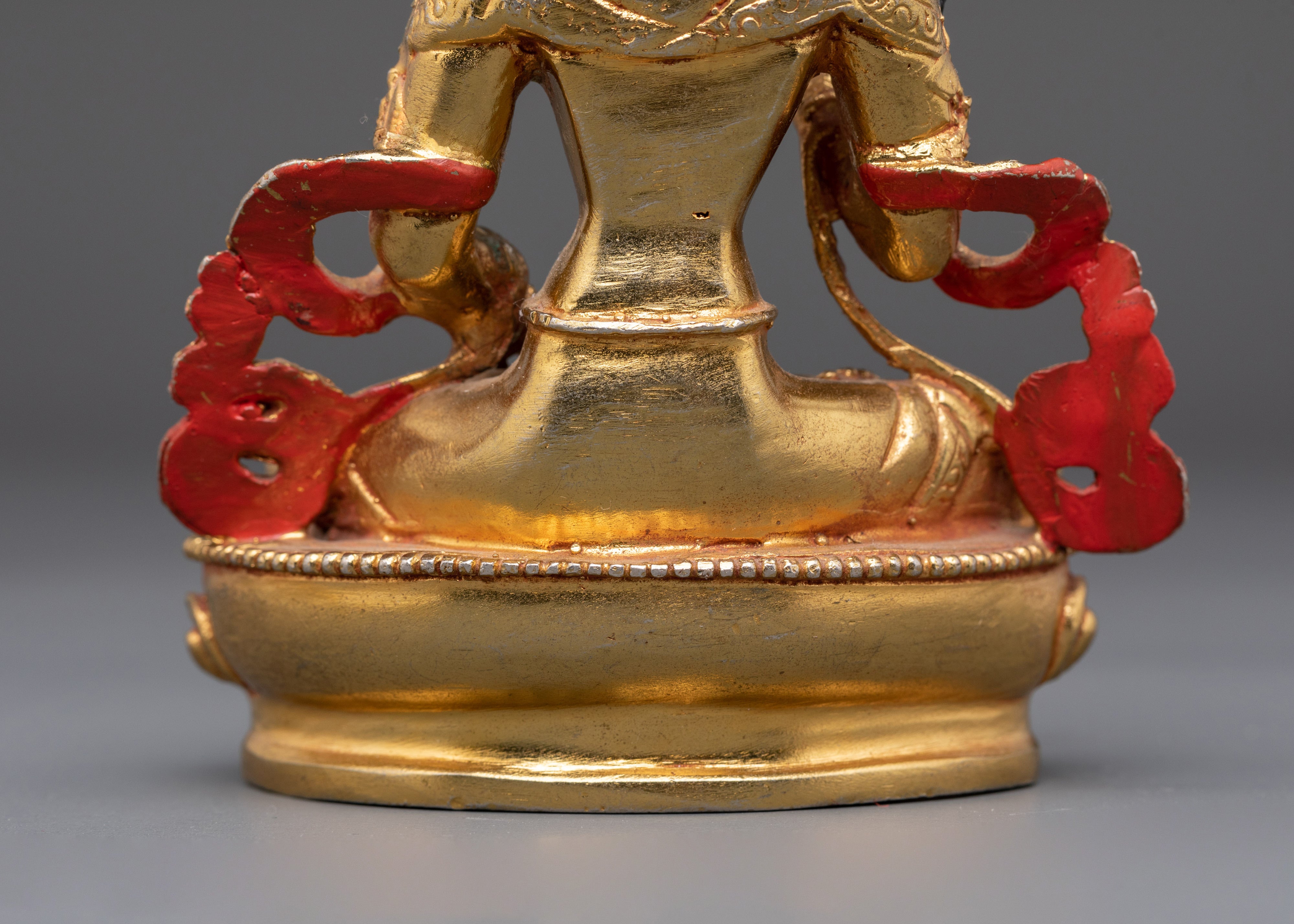 Tibetan Gold Plated Vajrasattva Statue | Buddhist Purification Sculpture
