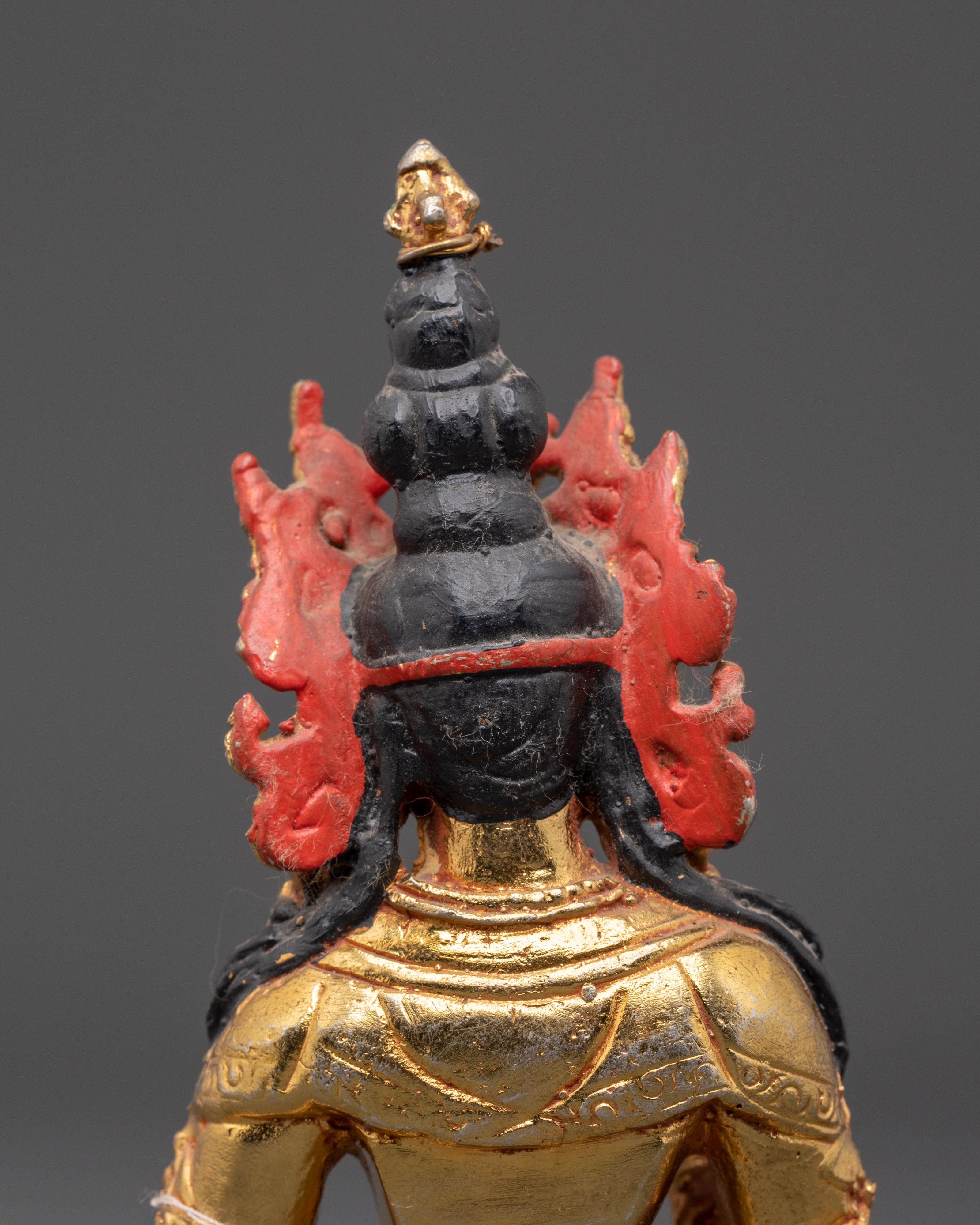 Tibetan Gold Plated Vajrasattva Statue | Buddhist Purification Sculpture