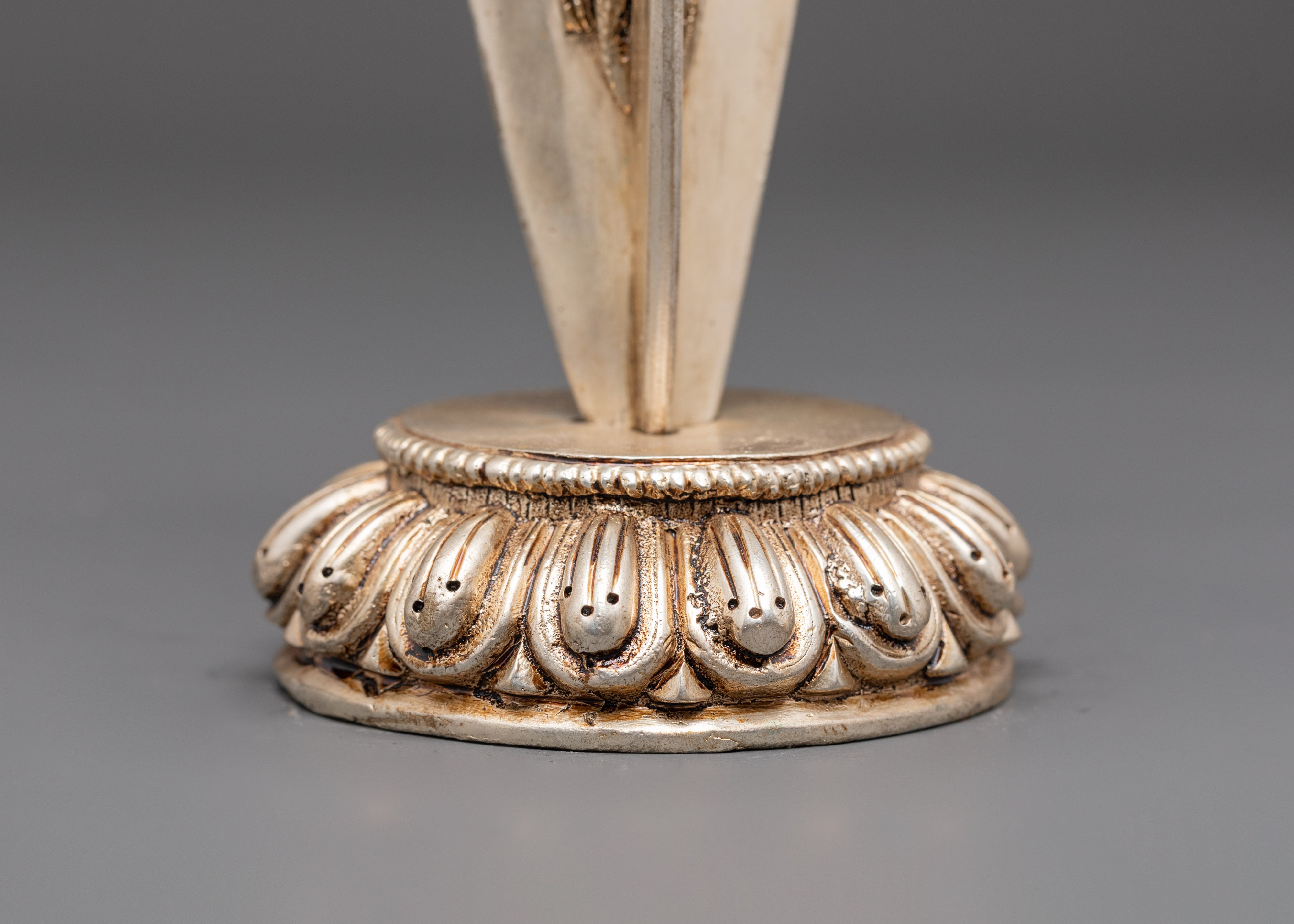 Silver Plated Phurba for Ritual Ceremonies | Meditation & Spiritual Protection