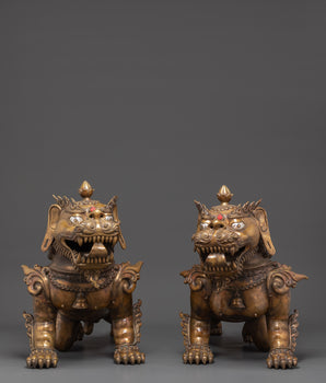 Lion Set for Decor | Guardian Lions Statue