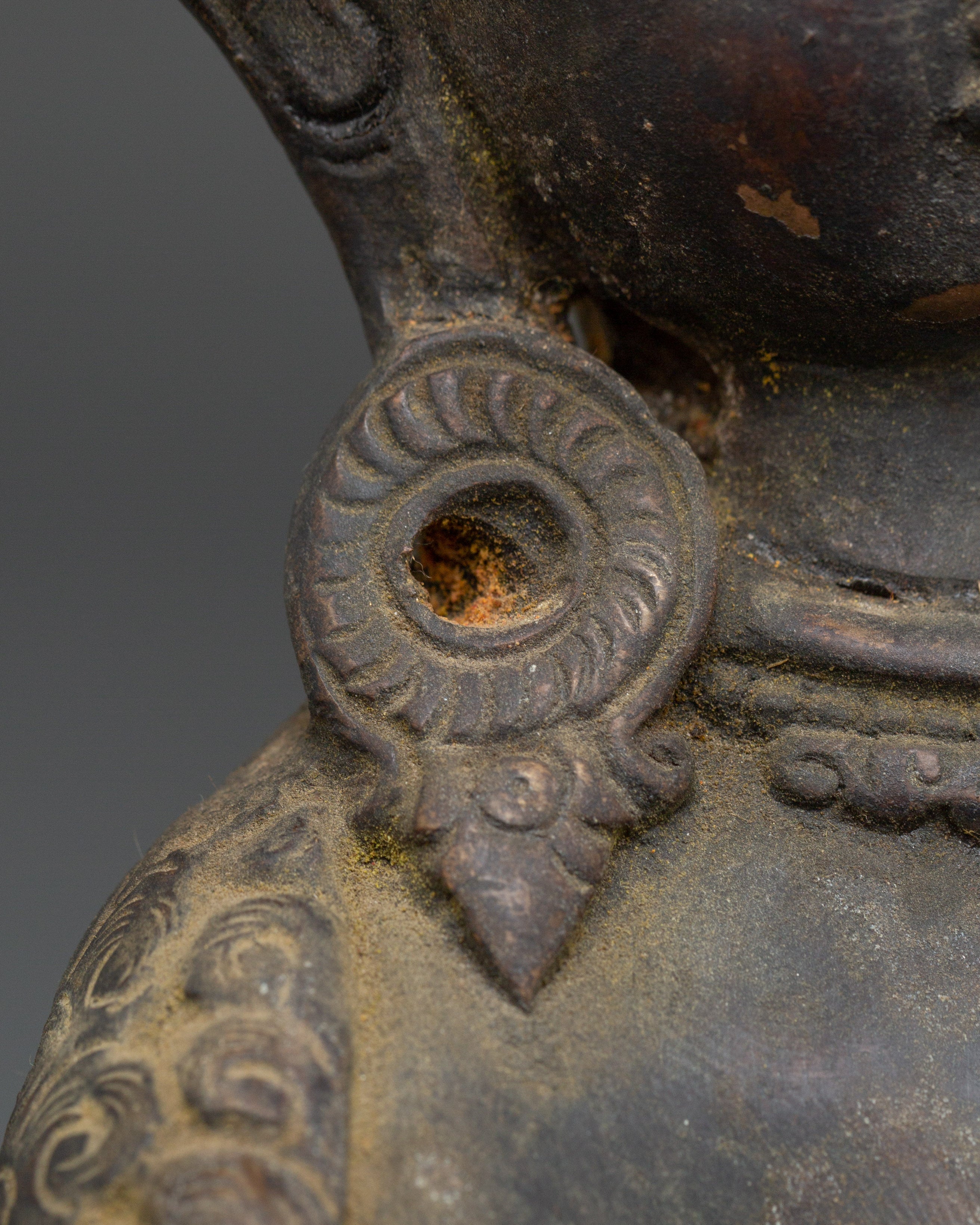 Indra Copper Statue | Antique Finish Statue