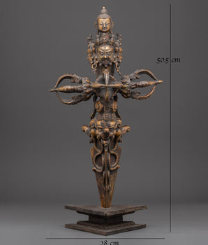 Handmade Ritual Dagger Phurba | Symbol of Power and Protection
