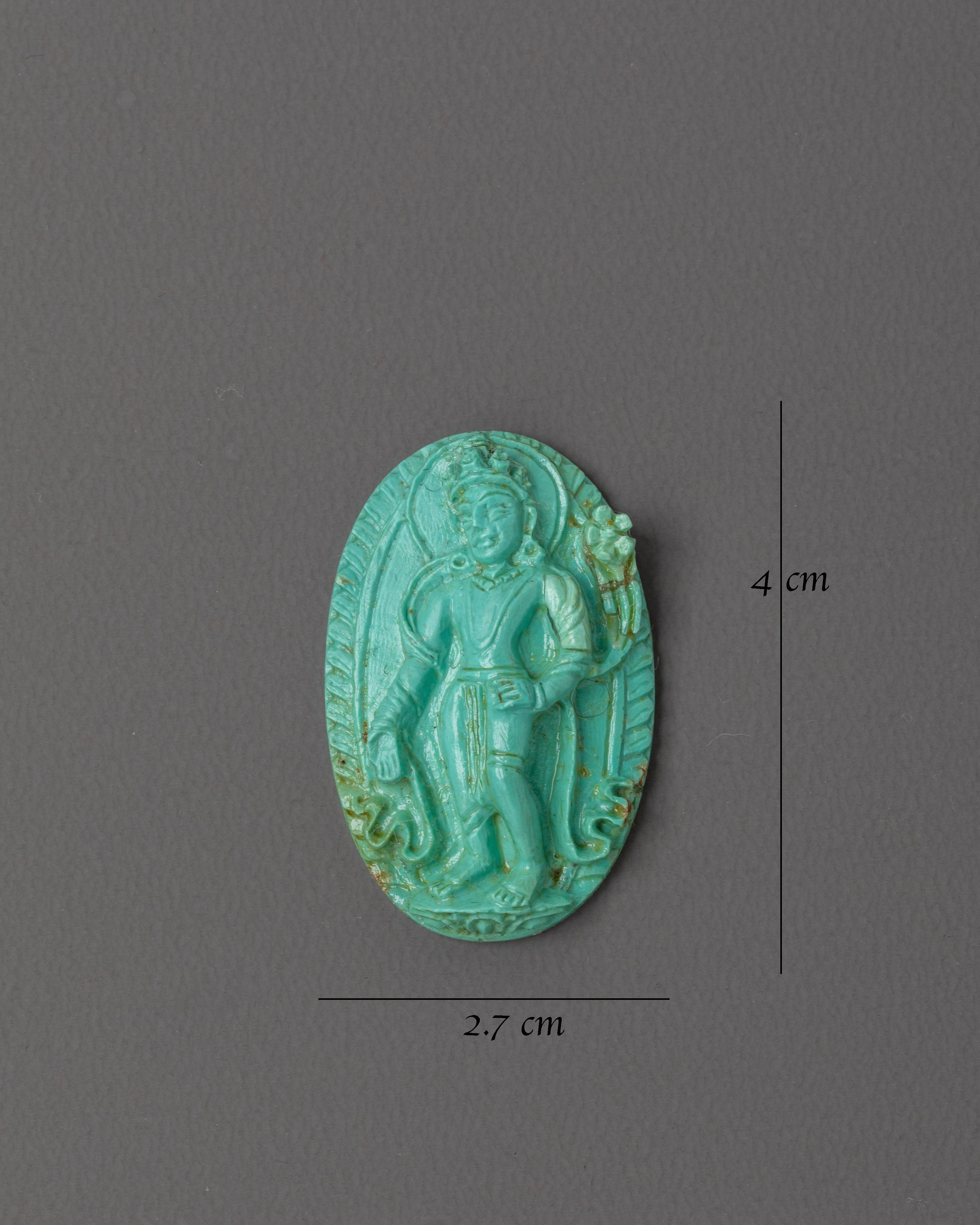 Turquoise Lokeshwor For Home Decor | Symbol of Peace & Compassion