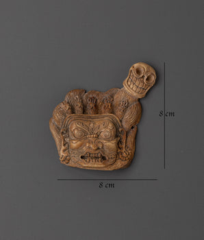 Sacred Mahakala Bone Amulet | Spiritual Power and Protection