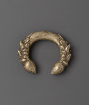 Handcrafted Silver Plated Copper Cuff Bracelet