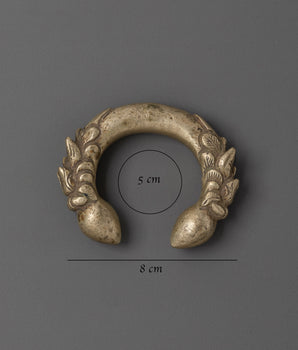 Silver Plated Copper Cuff Bracelet | Handcrafted Tribal Jewelry