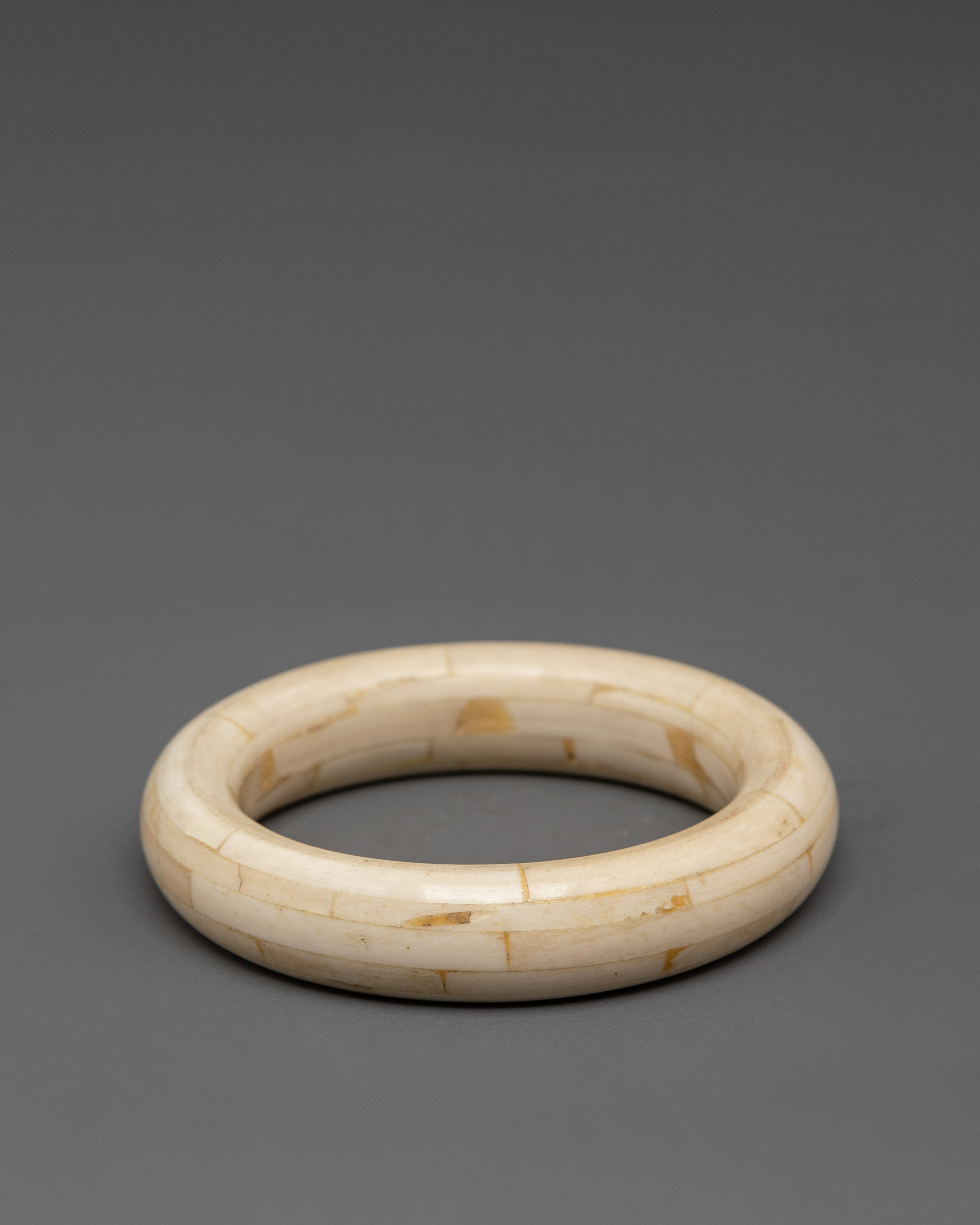 Ethically Sourced Camel Bone Bangle | Natural Handmade Jewelry for Conscious Style