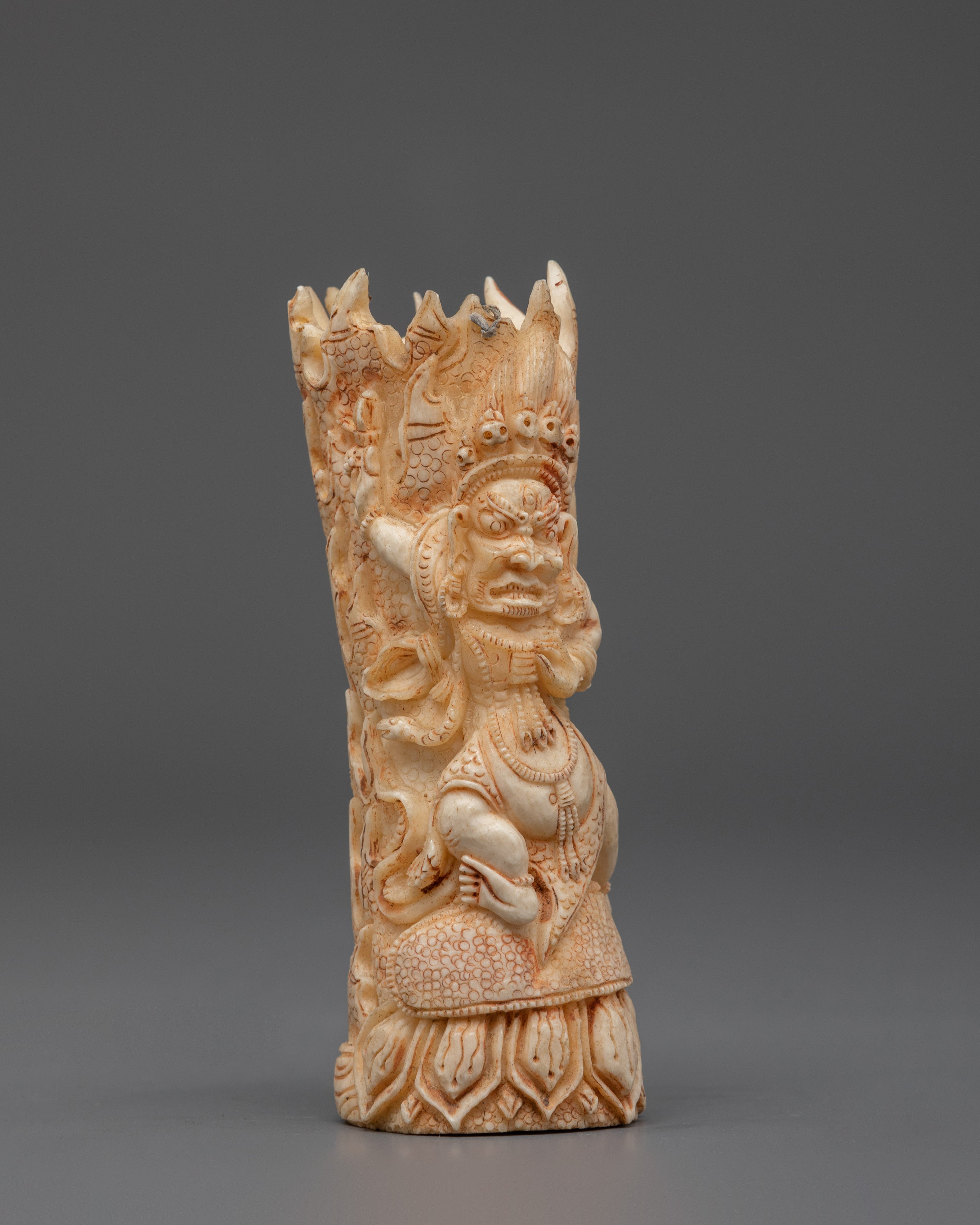 Traditional Handcrafted Stamp | Intricate Cultural Carving for Decor or Ritual Use