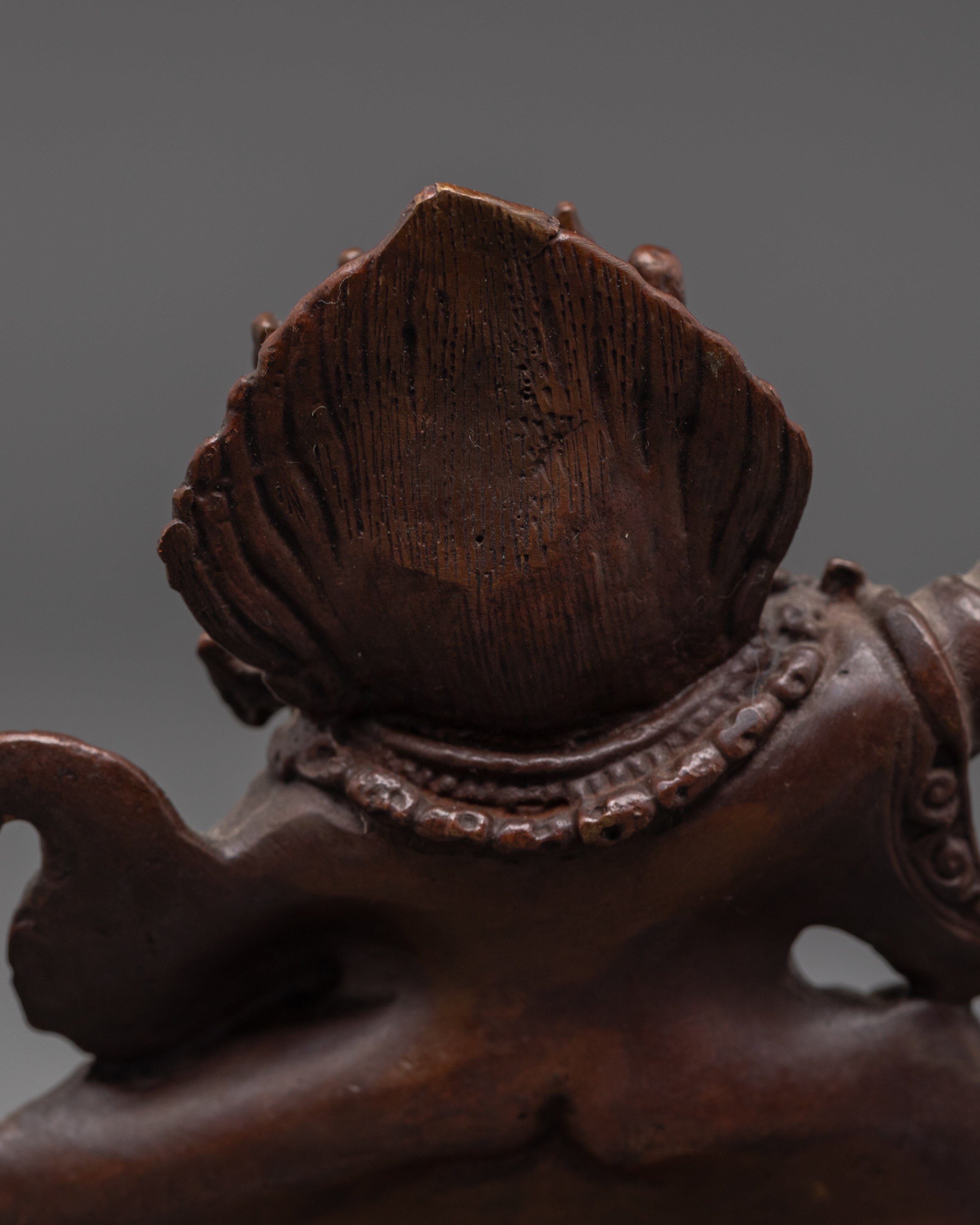 Handmade Mahakala Bernakchen Protector Statue | Tibetan Guardian Deity Sculpture