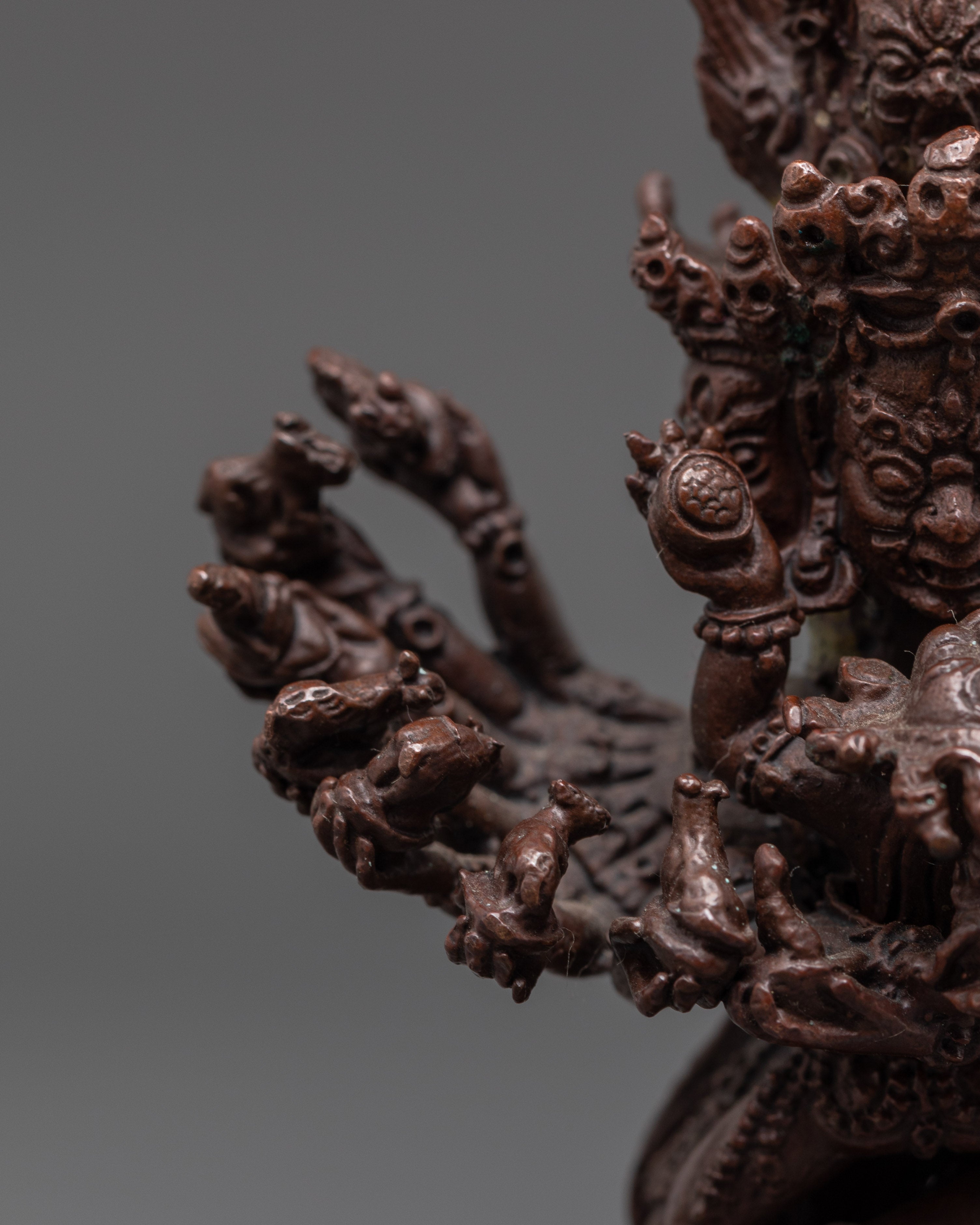 Tantric Hevajra Sculpture | Wrathful Deity