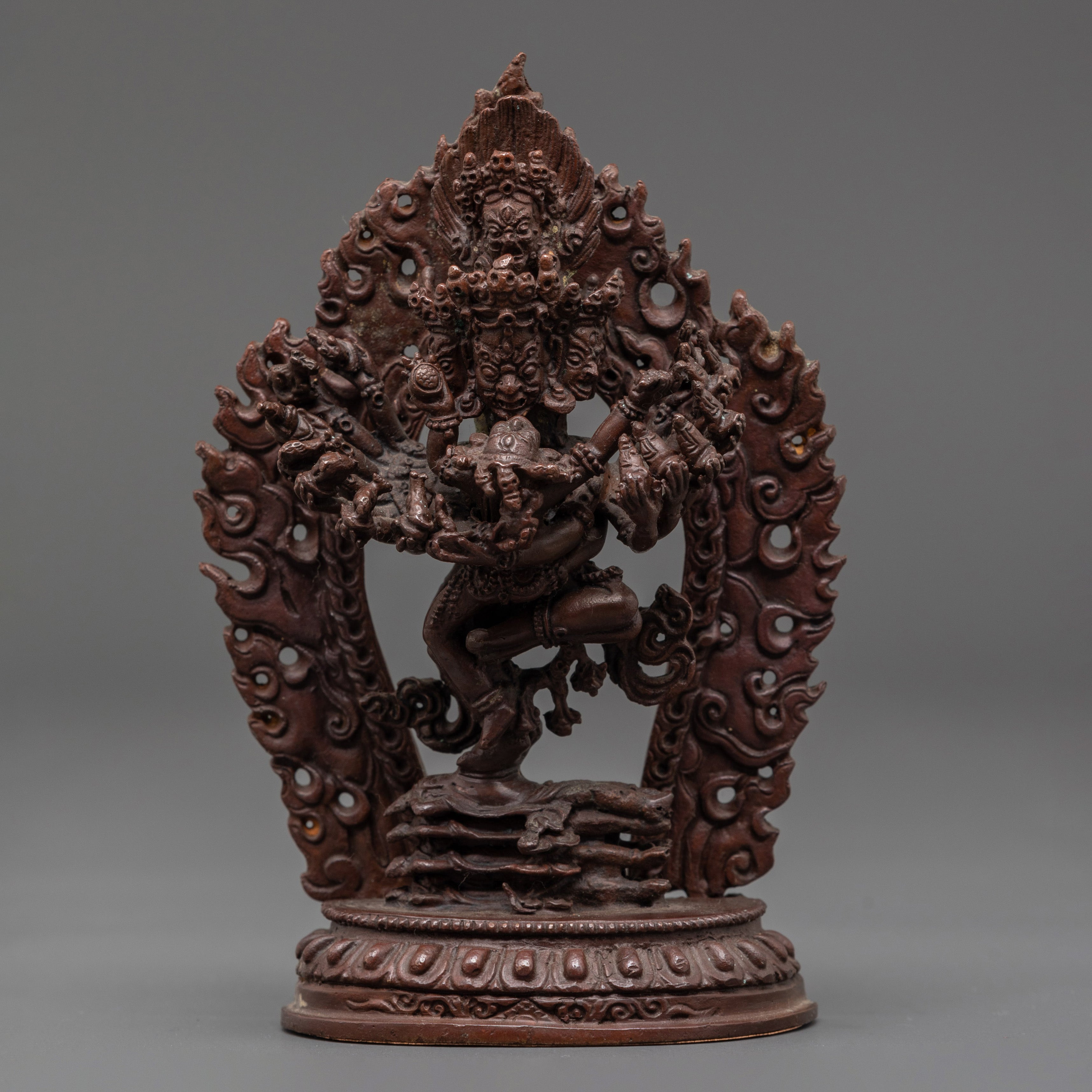 Tantric Hevajra Sculpture | Wrathful Deity