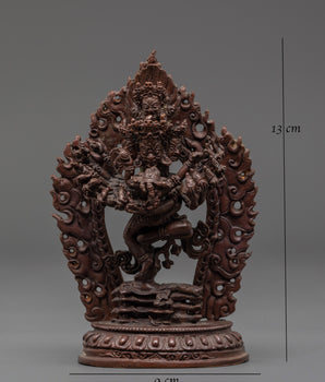 Tantric Hevajra Sculpture | Wrathful Deity