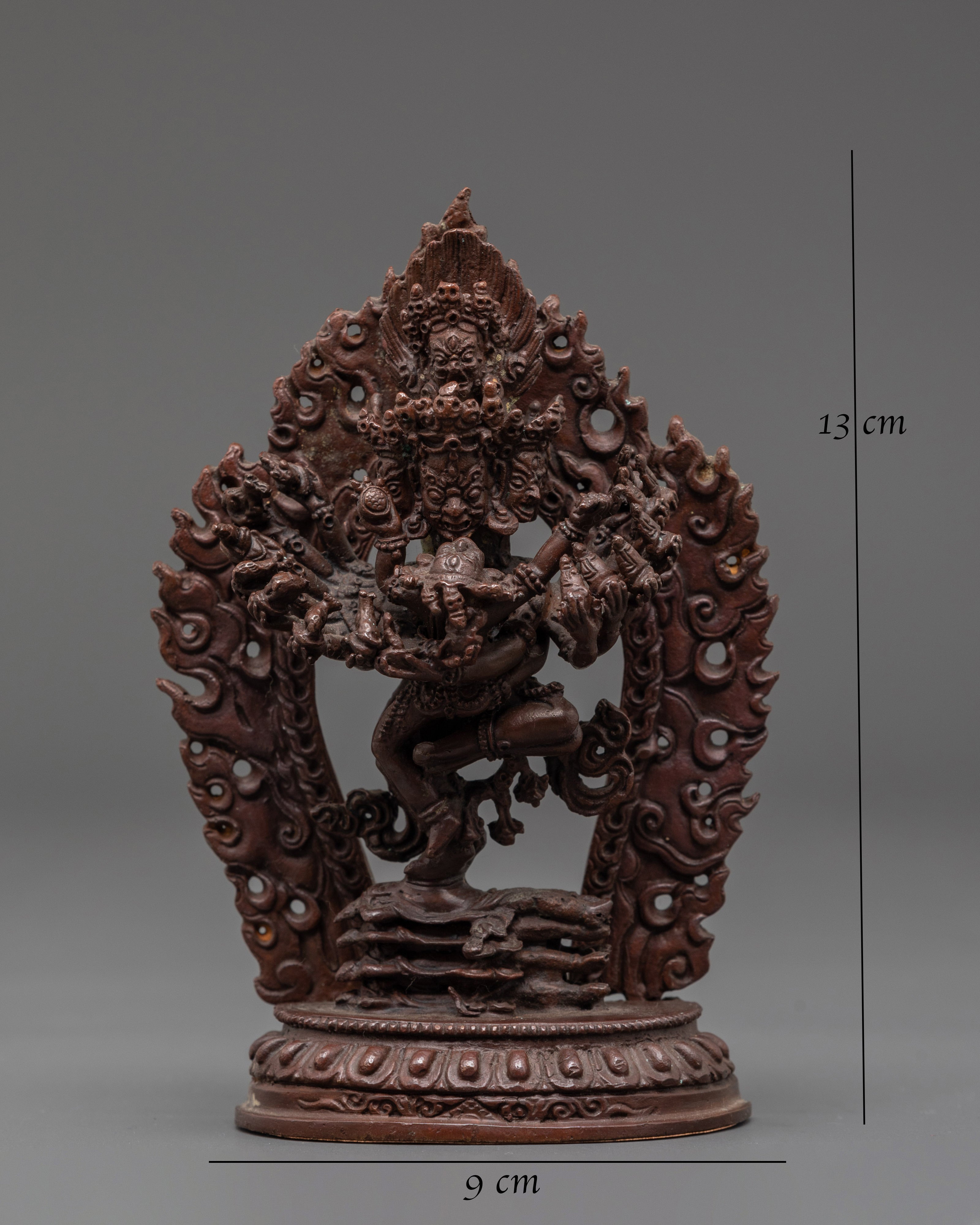 Tantric Hevajra Sculpture | Wrathful Deity