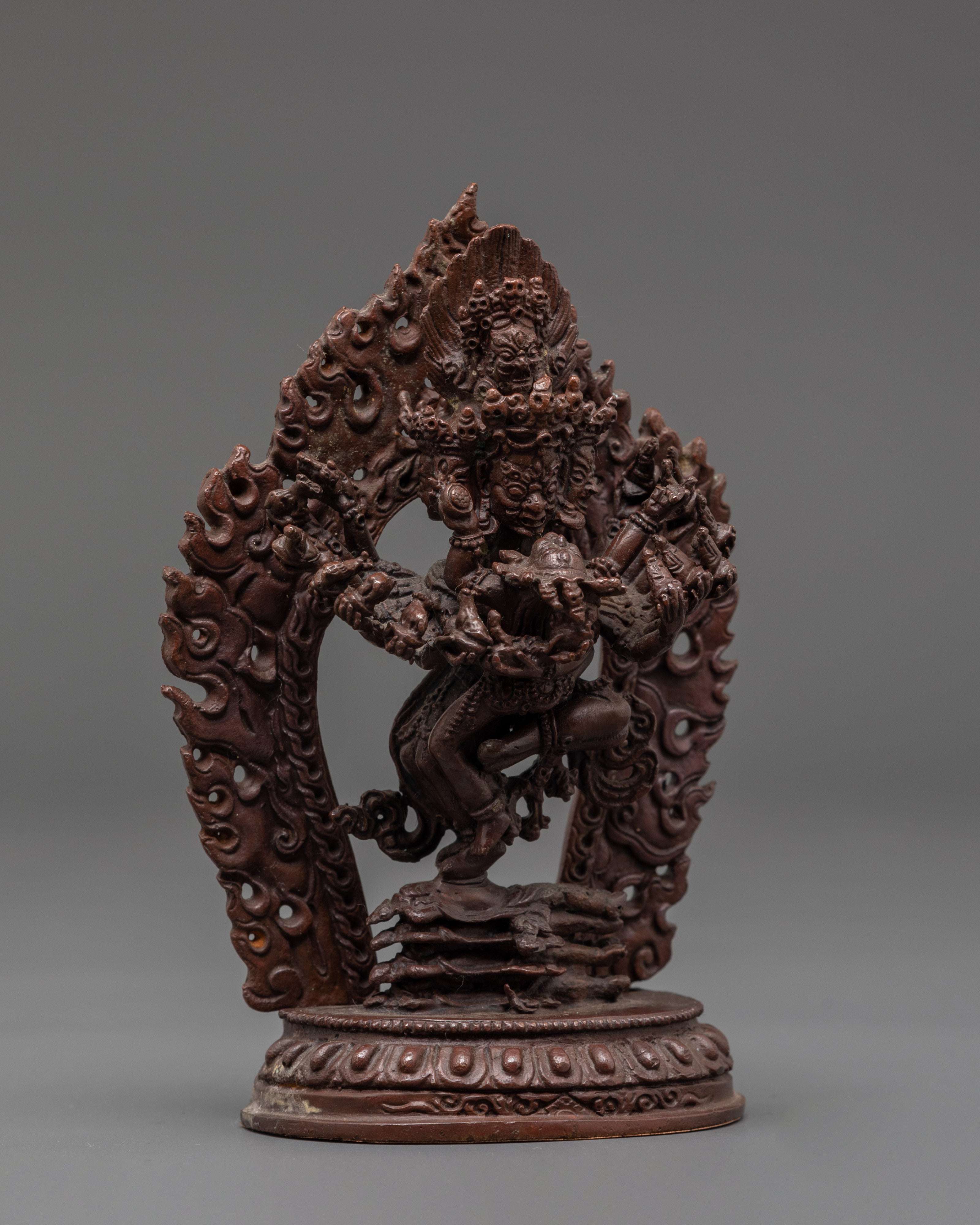 Tantric Hevajra Sculpture | Wrathful Deity