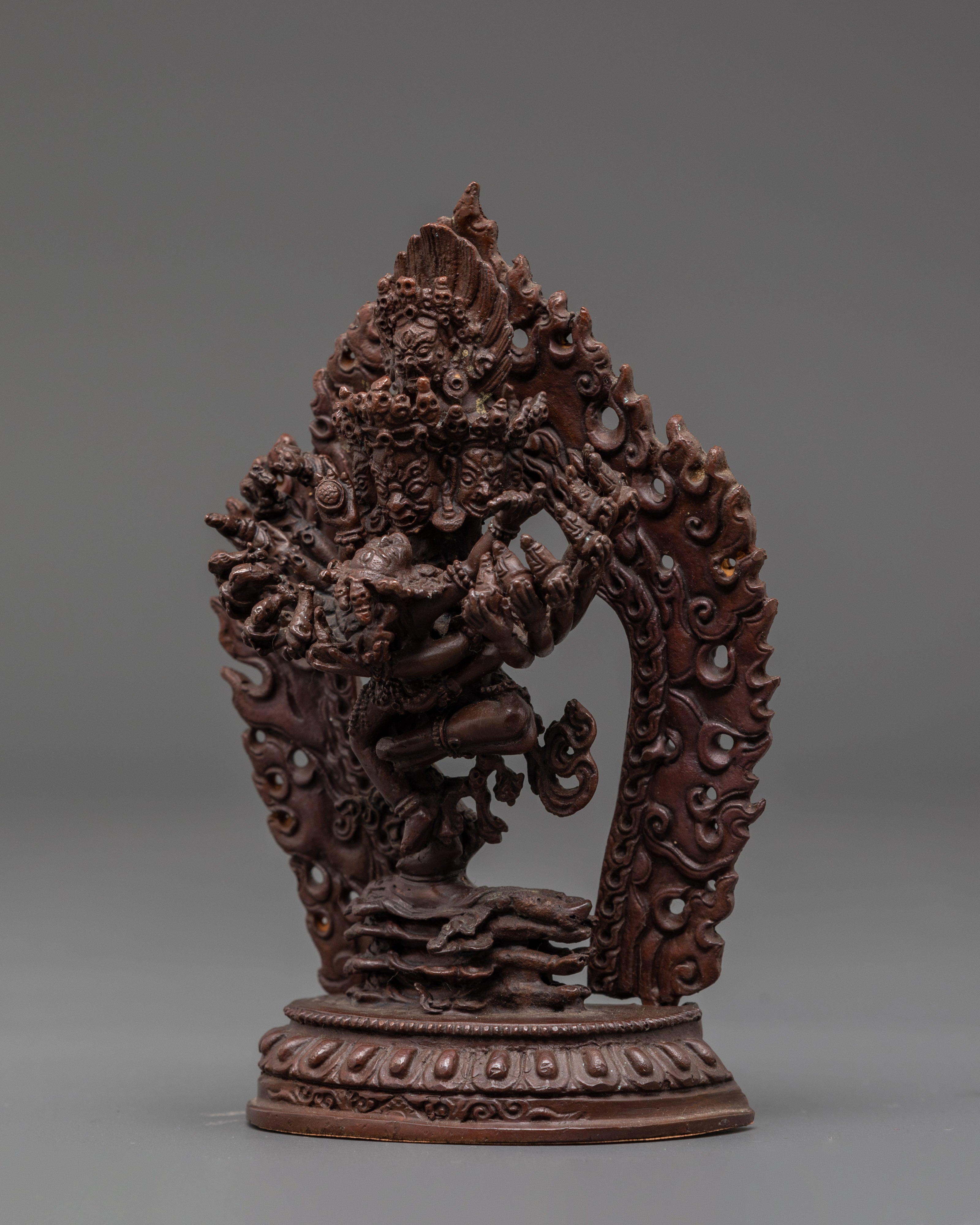 Tantric Hevajra Sculpture | Wrathful Deity