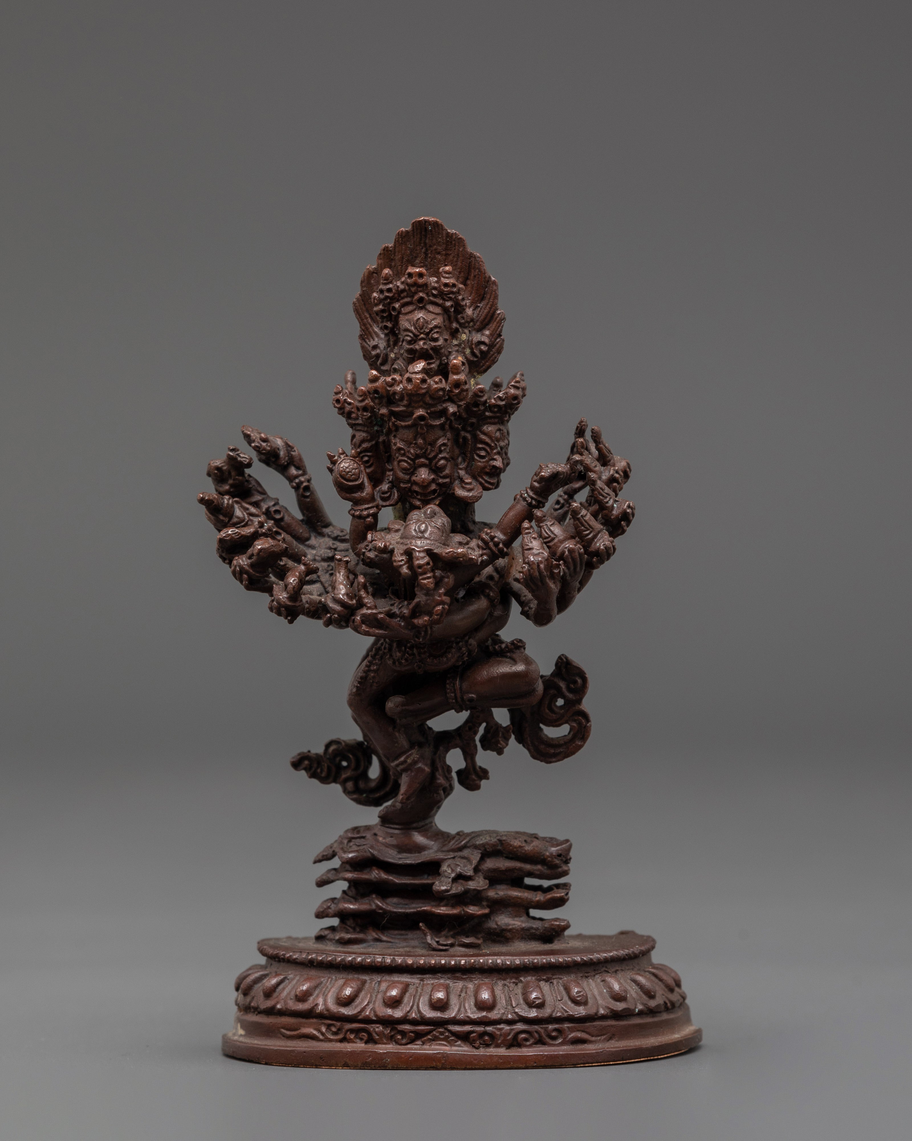 Tantric Hevajra Sculpture | Wrathful Deity