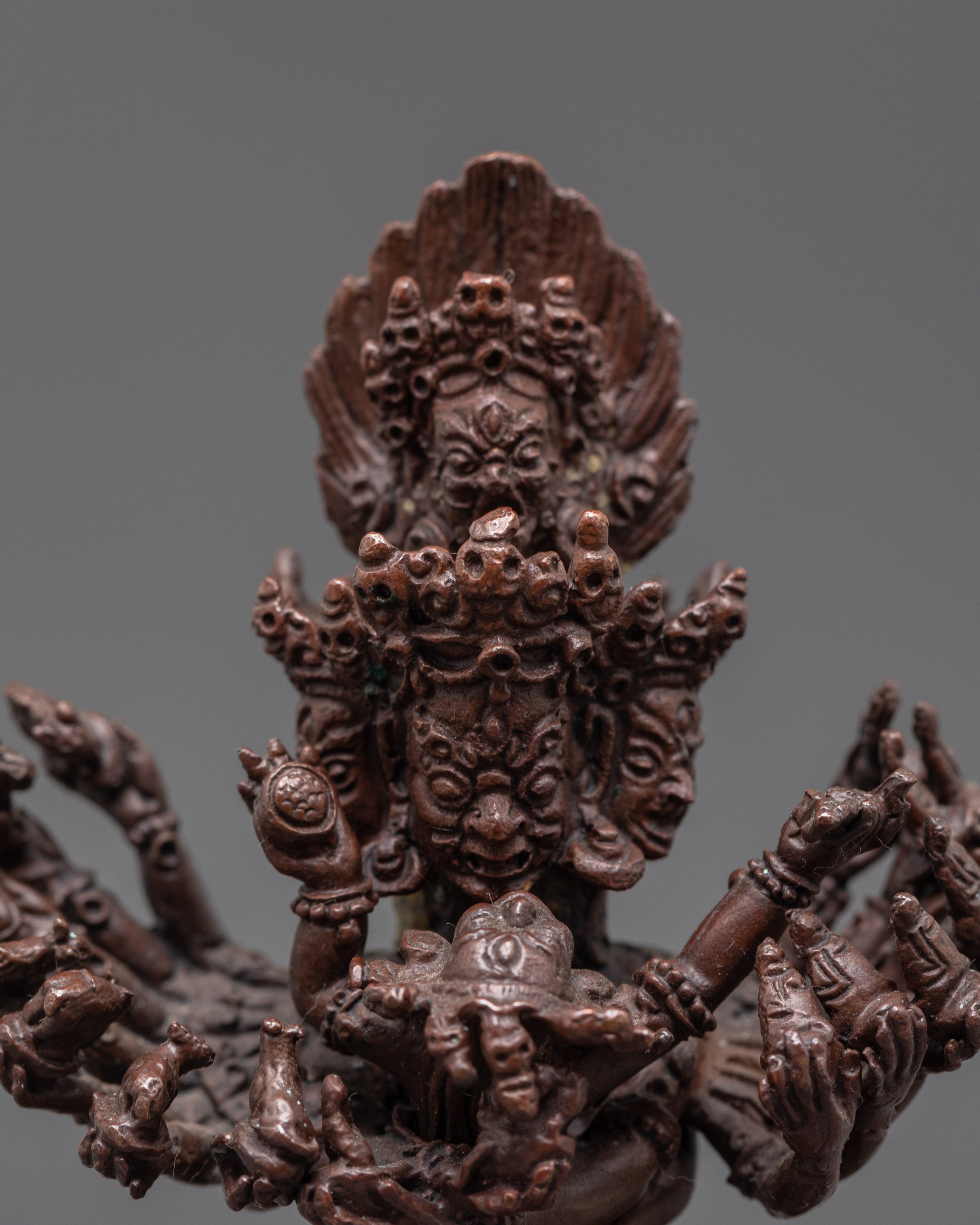 Tantric Hevajra Sculpture | Wrathful Deity