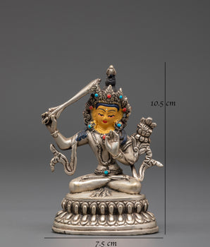 Buddhist Manjushri Boddhisattva Sculpture | Symbol Wisdom and Enlightenment