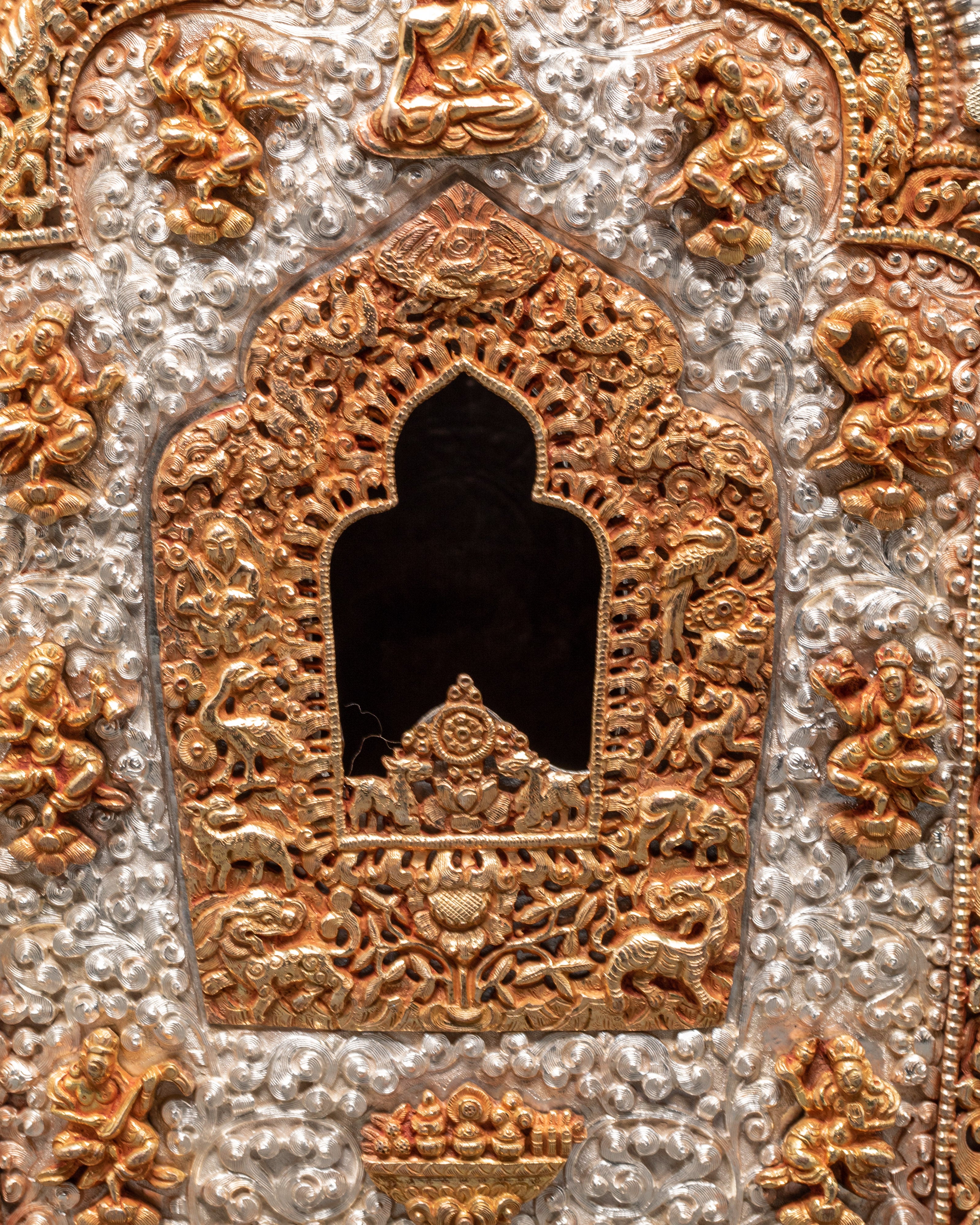 Spiritual Buddhist Ghau Box | Himalayan Ritual Box